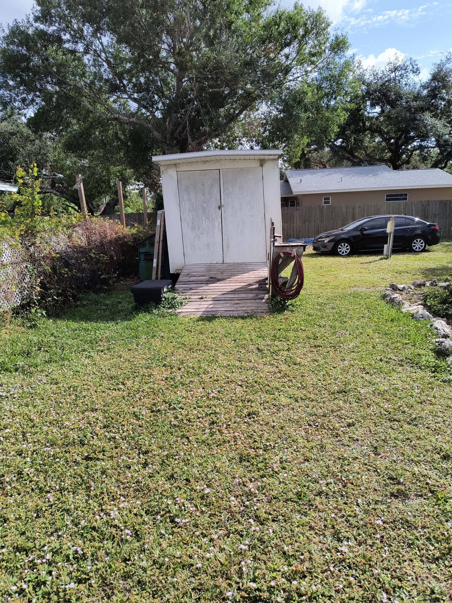 White Vinyl Soffit Installation in Venice FL by Gutter Professors