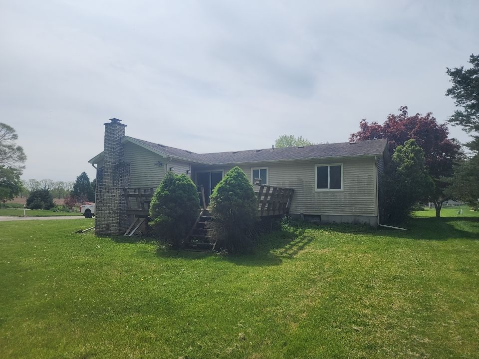 Weathered Wood Roof and Egress Window by 42 North Construction, LLC.