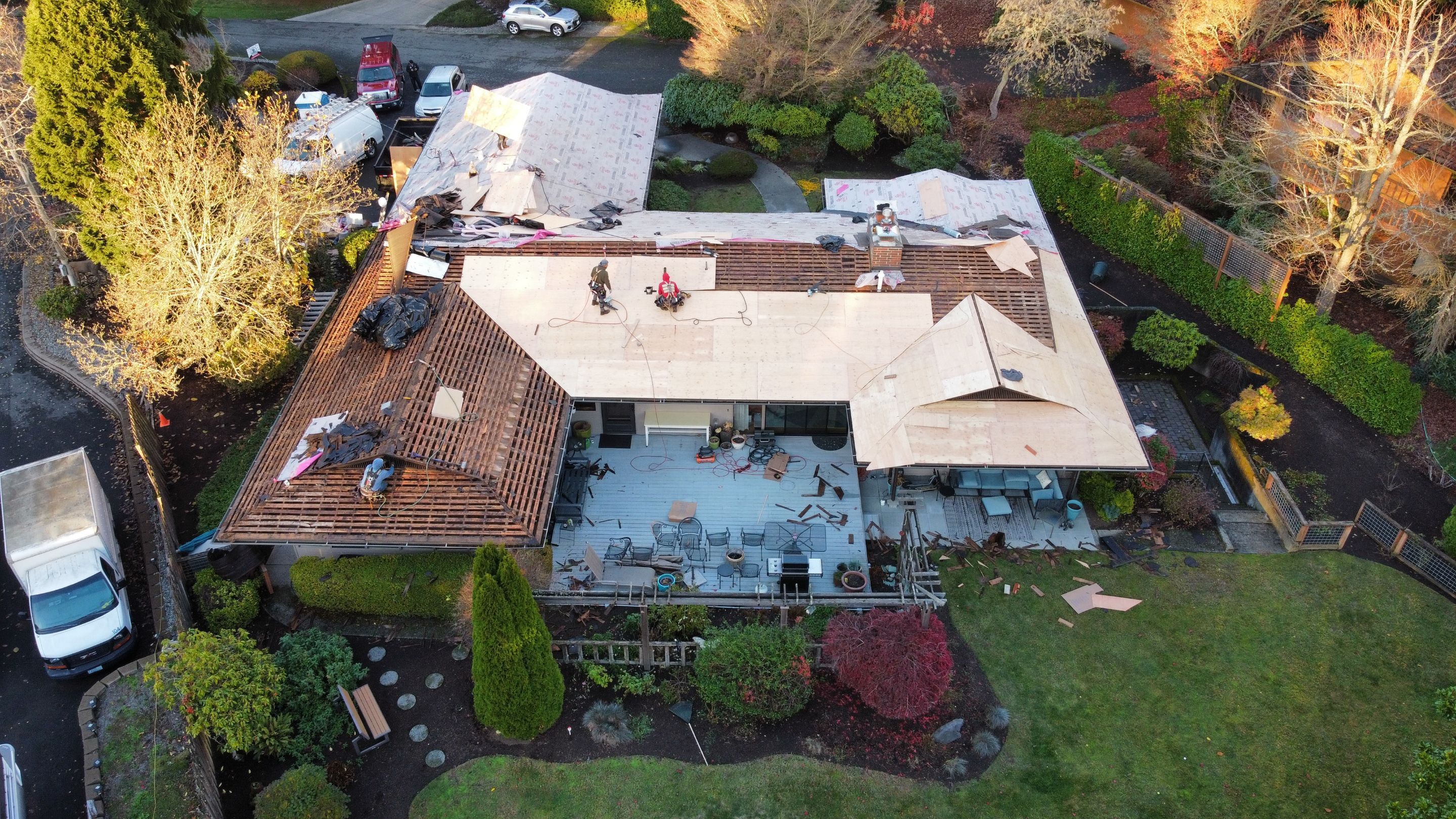 Shake to Asphalt Project in Normandy Park by Roof Smart