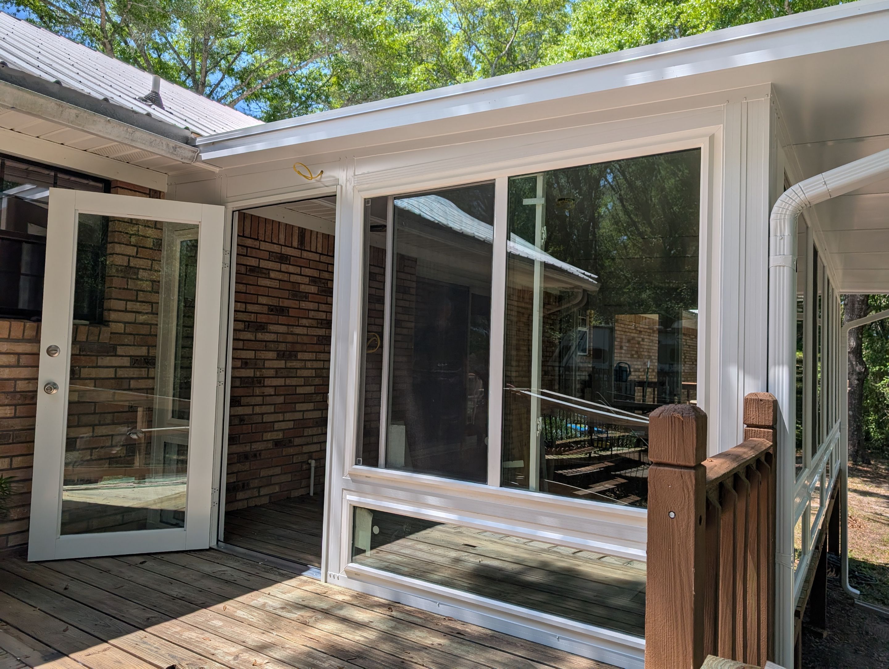 Glass Room using Colorbeam Framing System by Titan Sunrooms