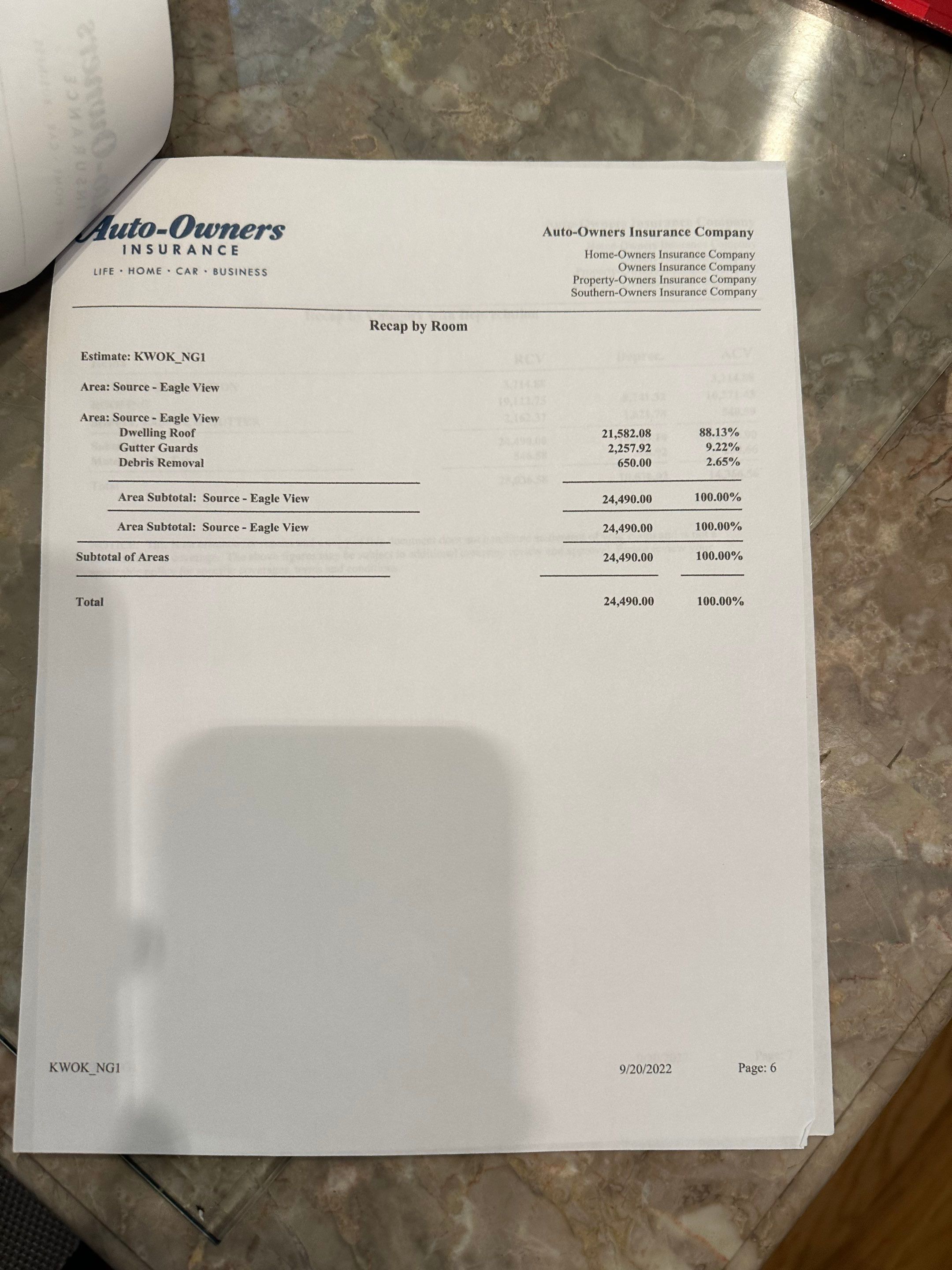 Residential Roofing Installation using Owens Corning by Inspector Roofing and Restoration