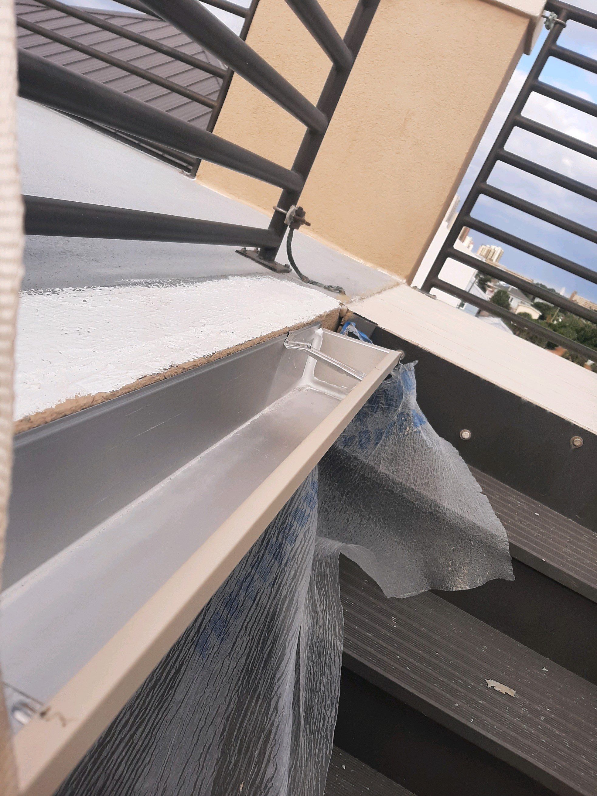 Gutter Installation using Wicker Color K-Style Gutters by Gutter Professors