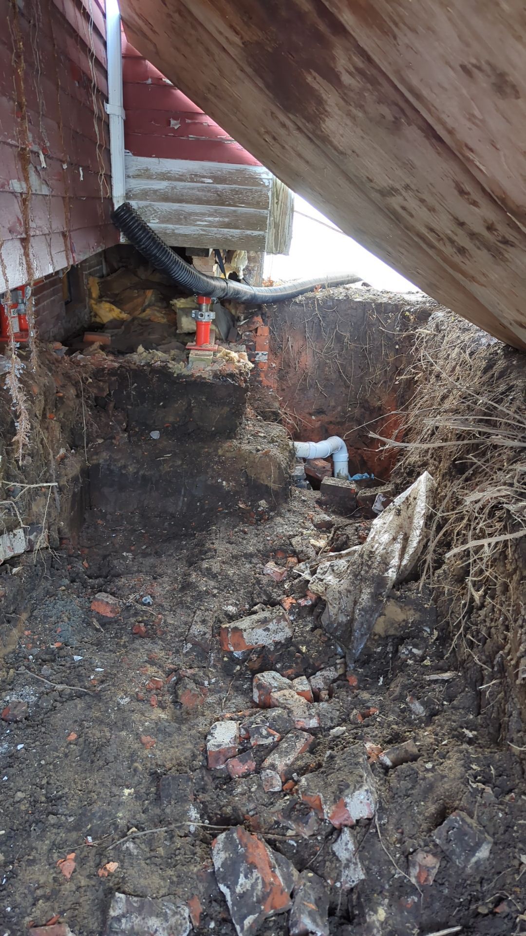 Excavation, Foundation Rebuild, and Masonry Repair by ACE Waterproofing & Basement Solutions