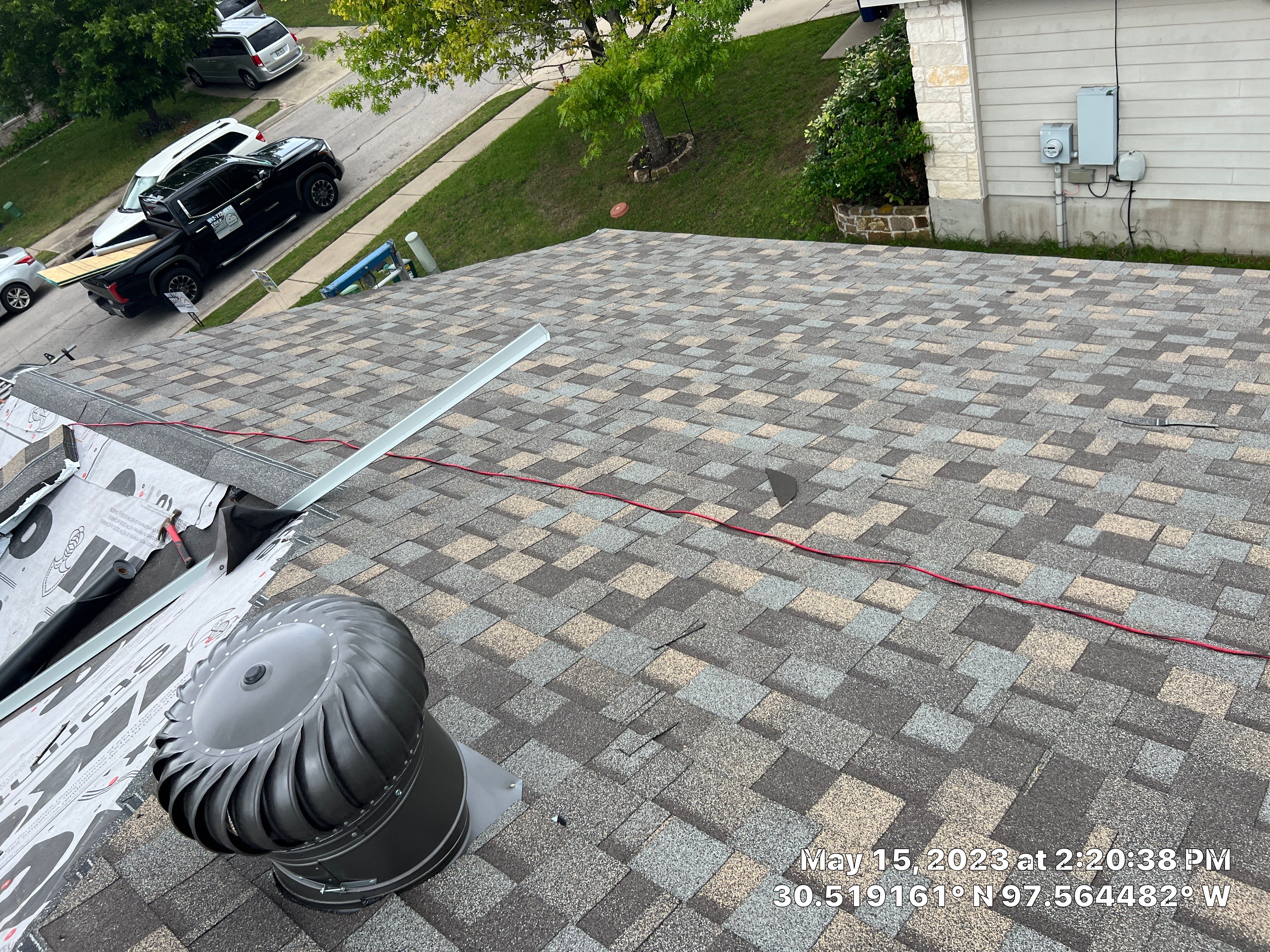 Hutto Residential Roofing Replacement with Premium IKO Dynasty Shingles by Caliber Restoration LLC