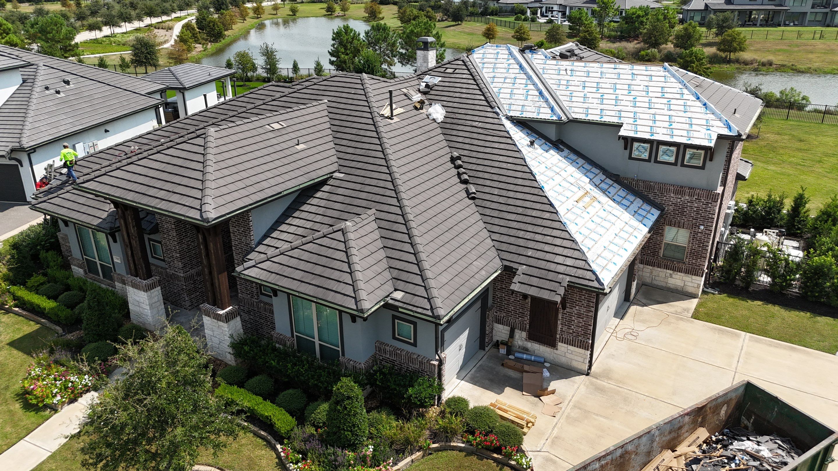 Saxony Tile Repair in Bridgeland! by Core Four Roofing