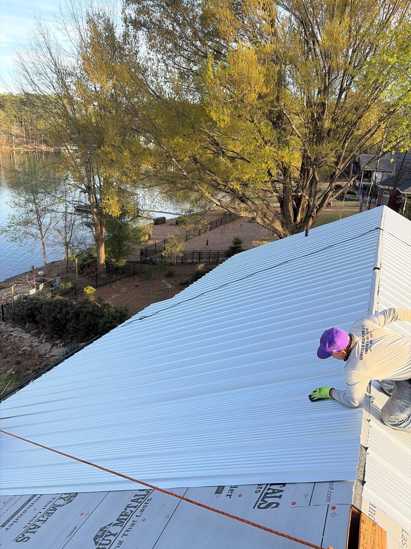 Metal Roof Replacement in Seneca, SC | Lake Keowee | 26-Gauge Galvalume Apex Panel by Roofers LLC