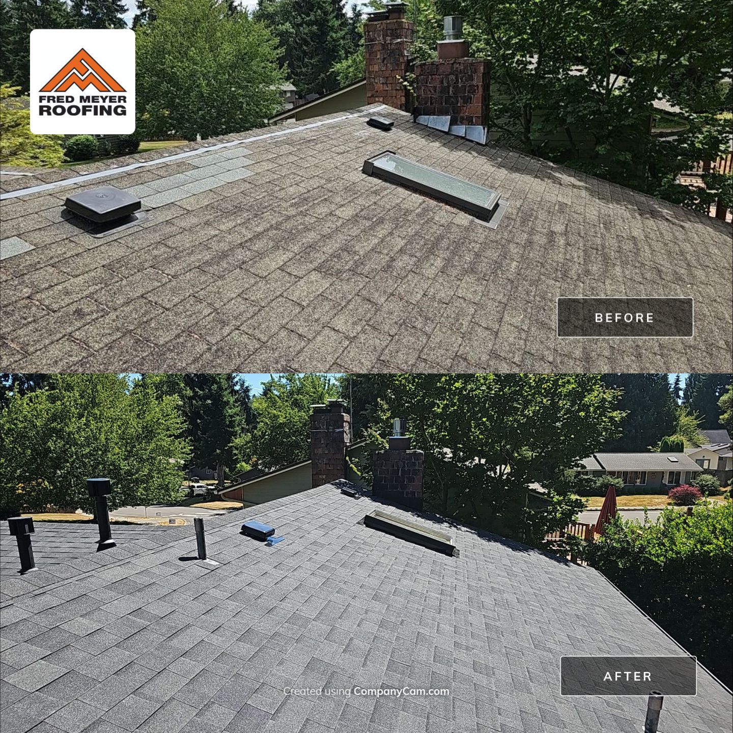 Roof Project in Kirkland by Fred Meyer Roofing