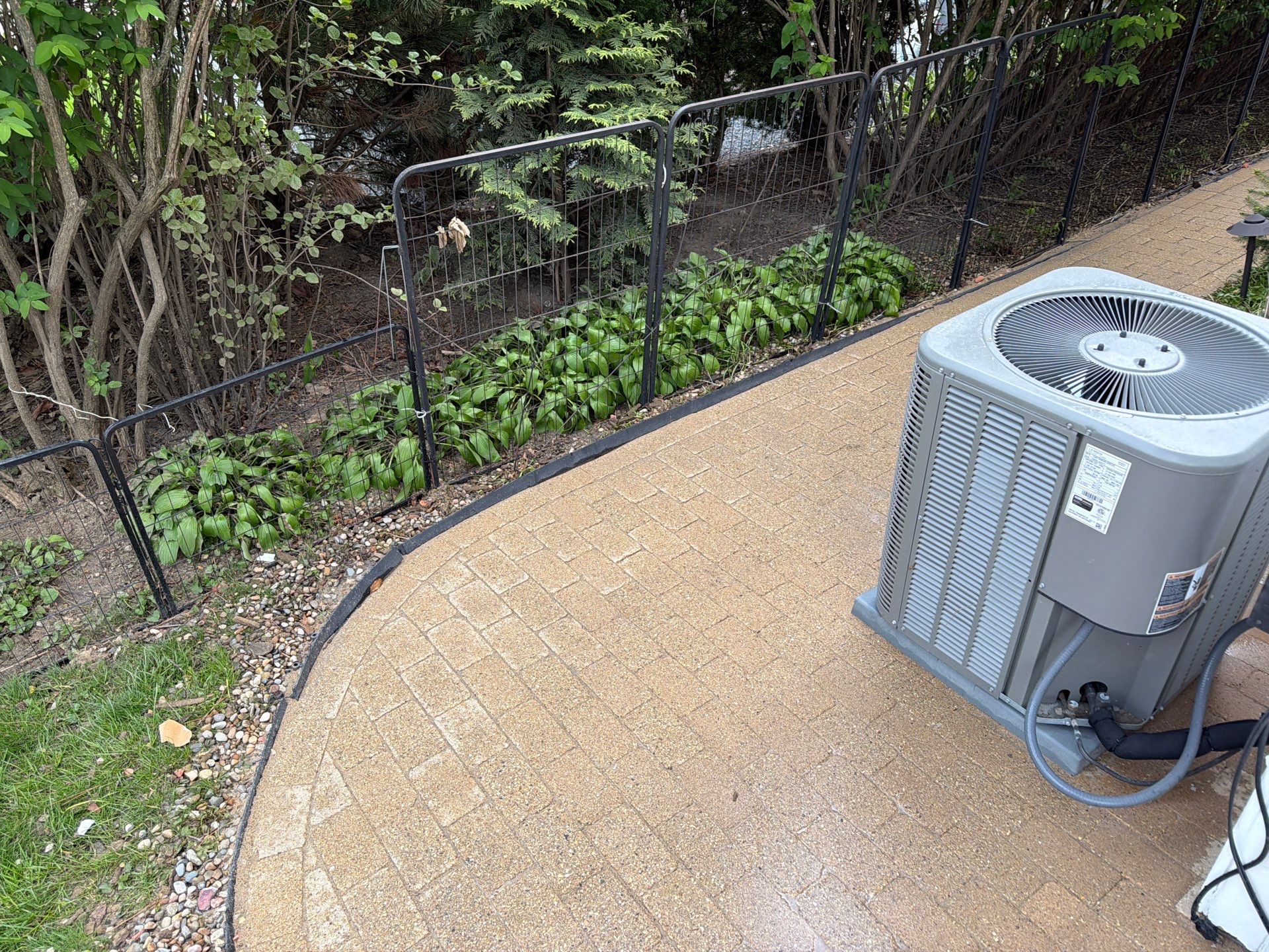 Brick Paver Cleaning and Polymeric Sand Installation by Northern Power Washing LLC.