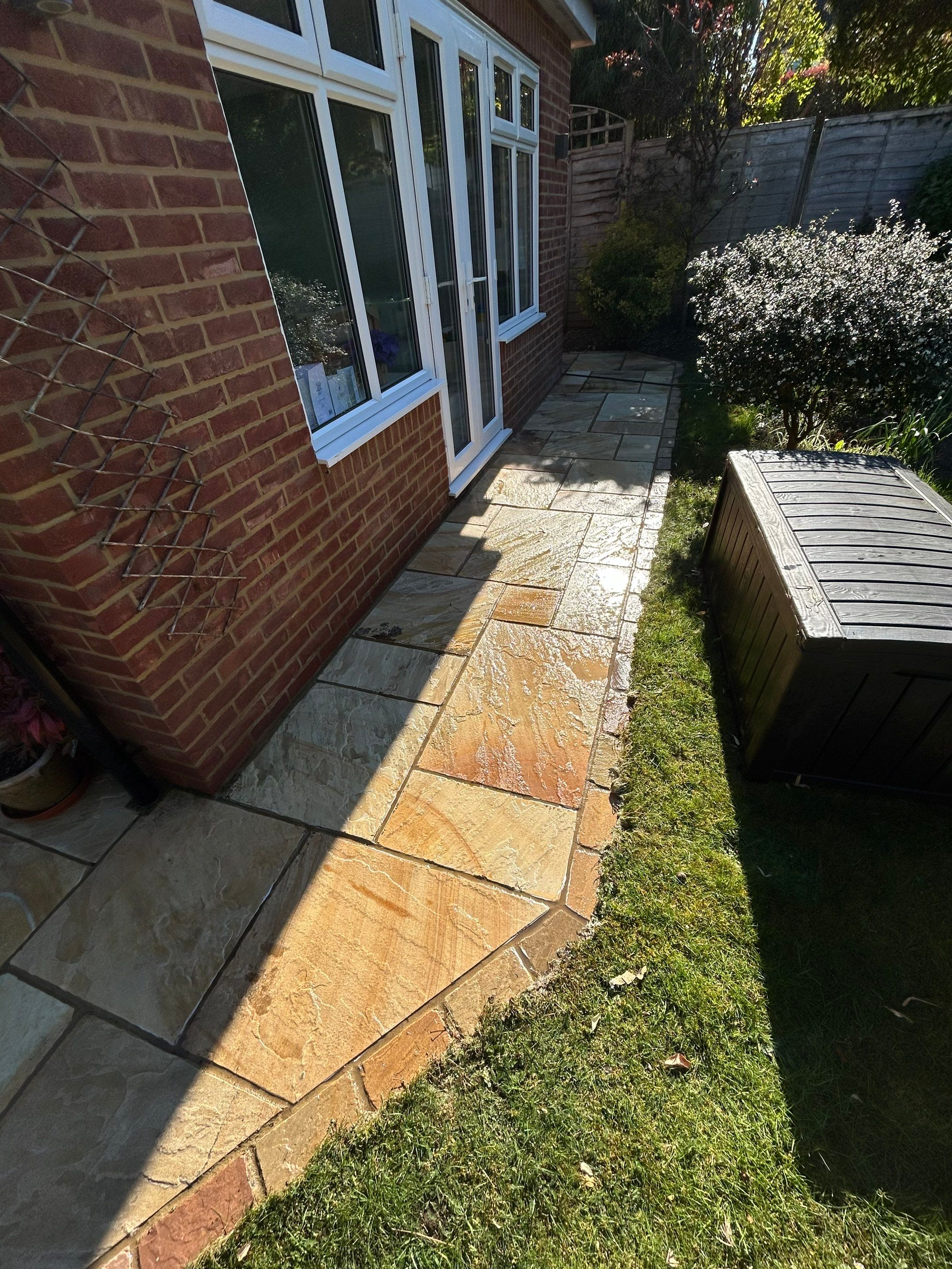 Exterior Clean - Roof - Patio - Driveway using Honda 15lpm Low Pressure Washing Machine by Ges Exterior Cleaning ltd
