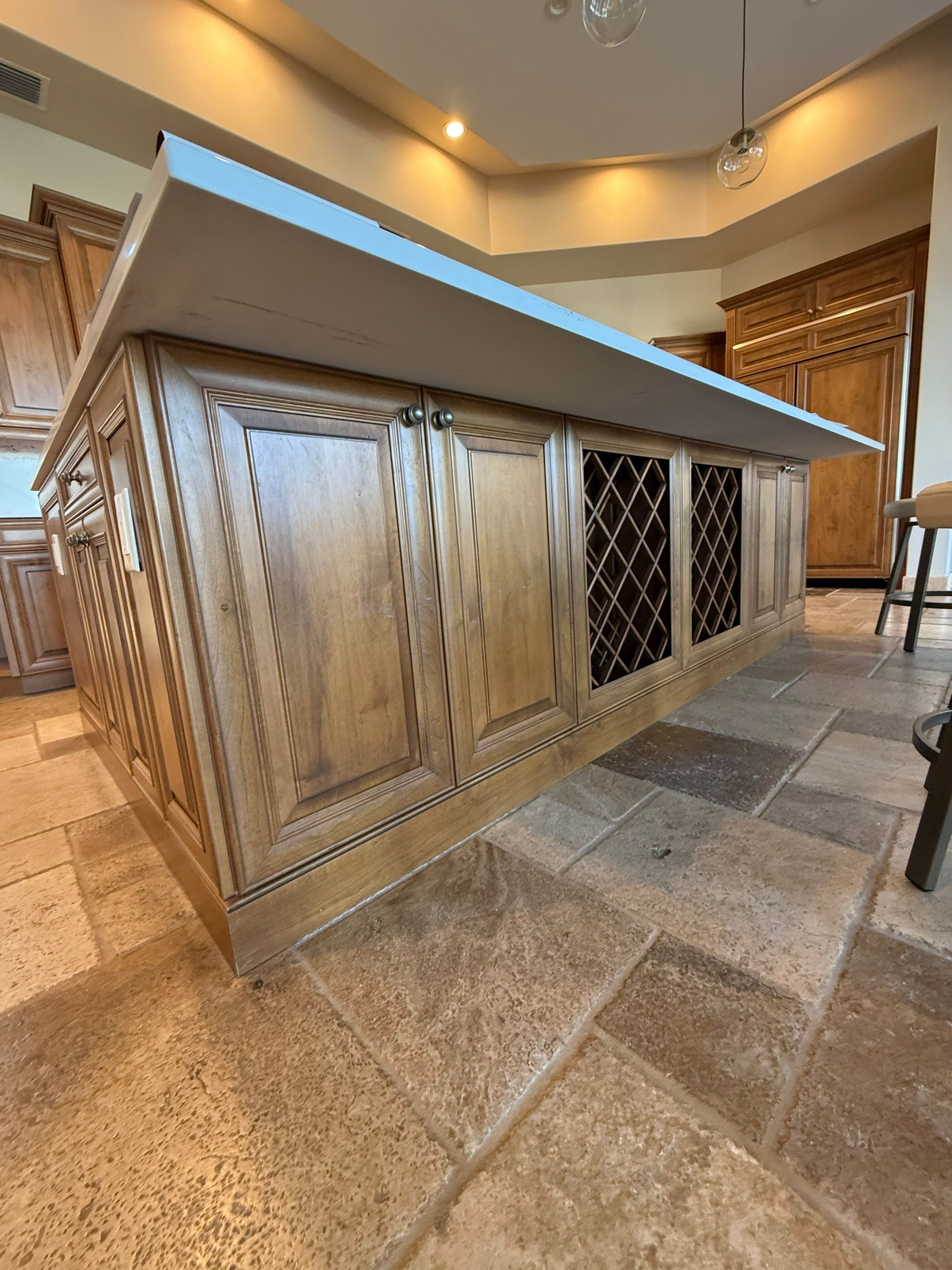 Two Tone Cabinets Repaint by Fresh Coat Painters