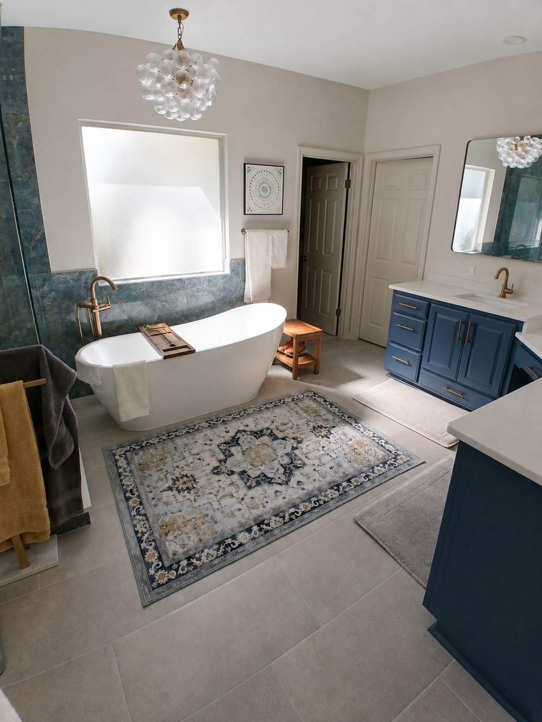 Stone Oak Master Bathroom Remodel with Freestanding Tub & Walk-In Shower by Legacy Bath and Kitchen