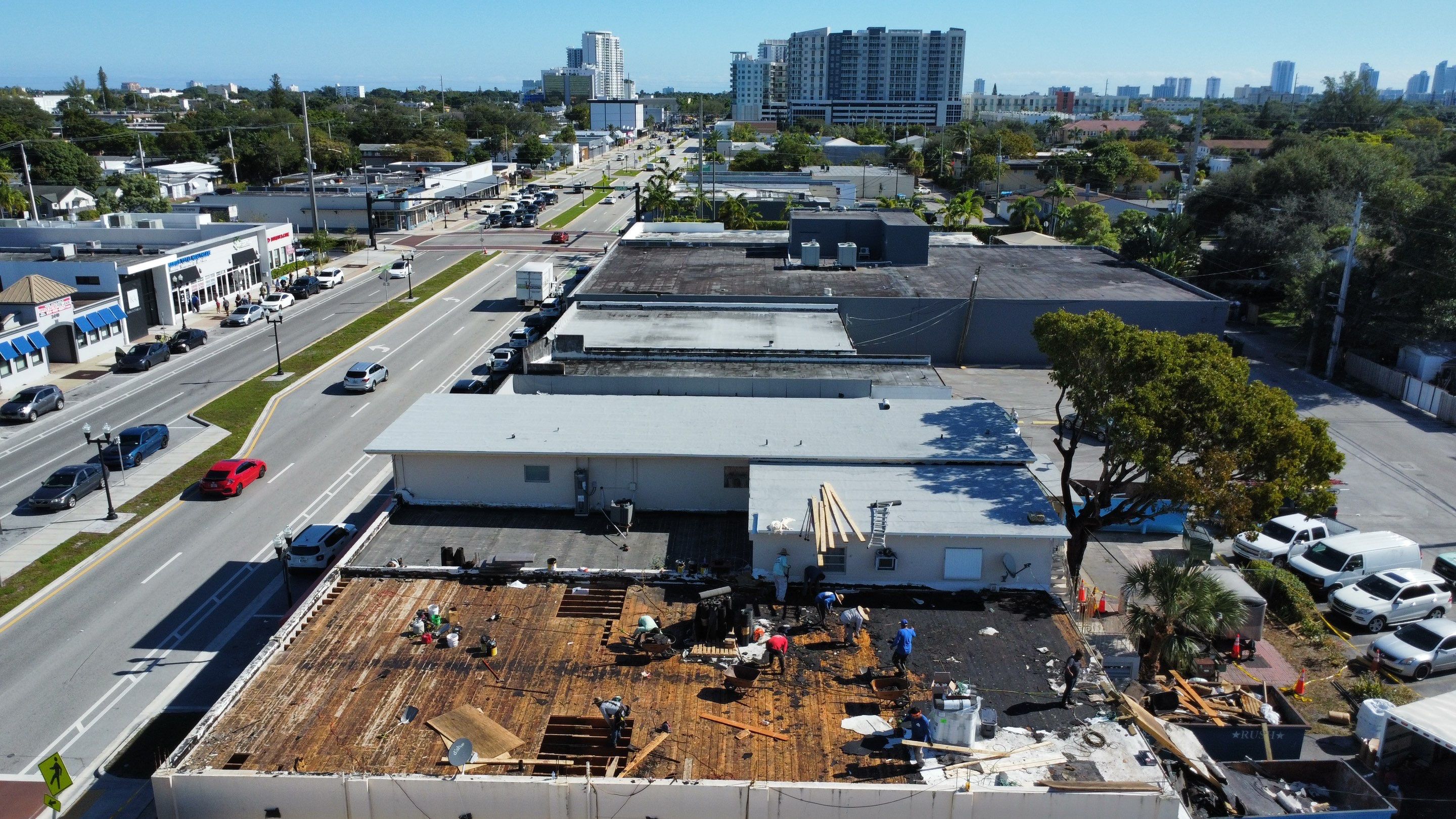 Hollywood Blvd., Hollywood, FL by G&J Roofing 