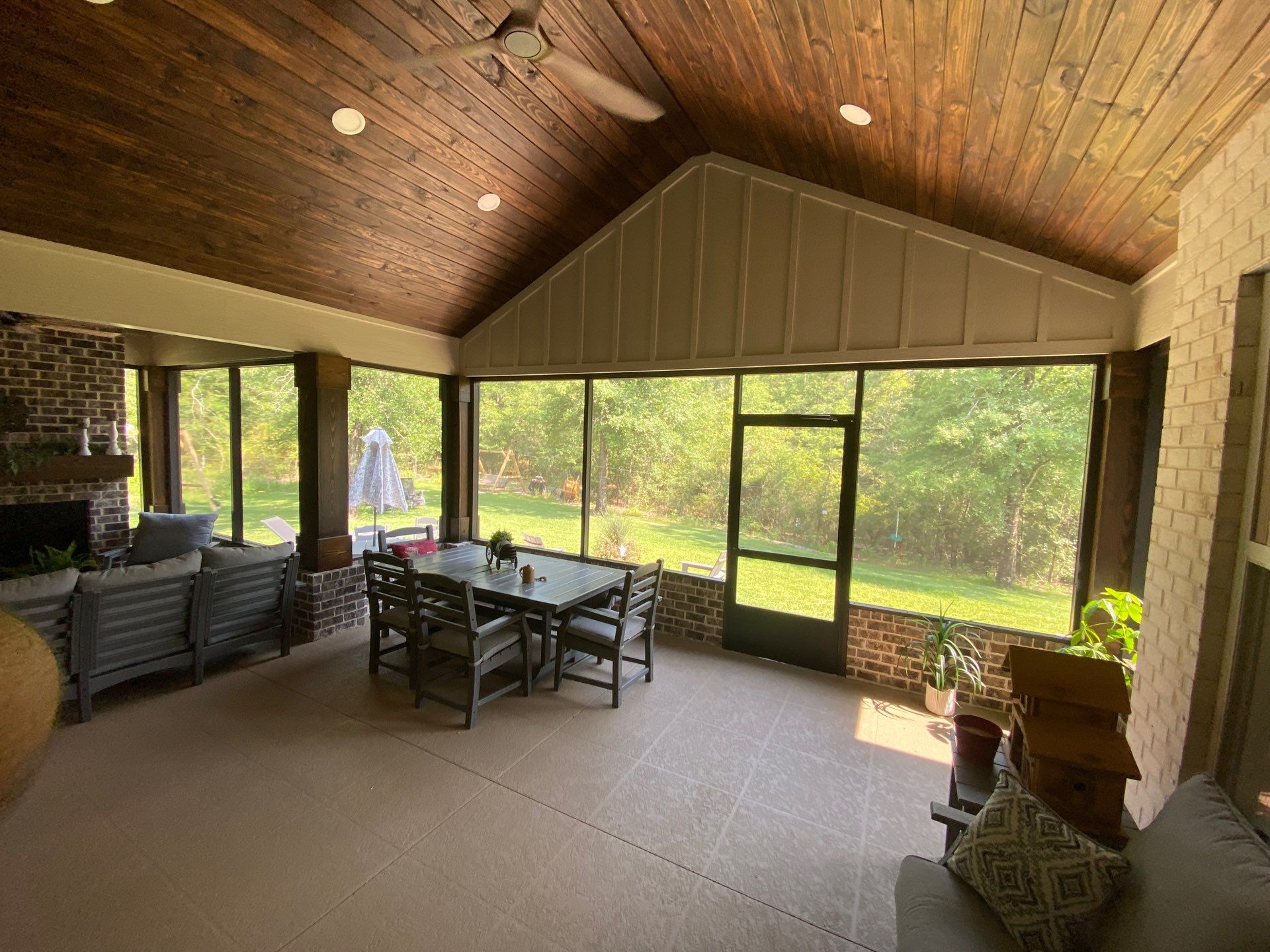 Cathedral Screen Room in Pace by Titan Sunrooms