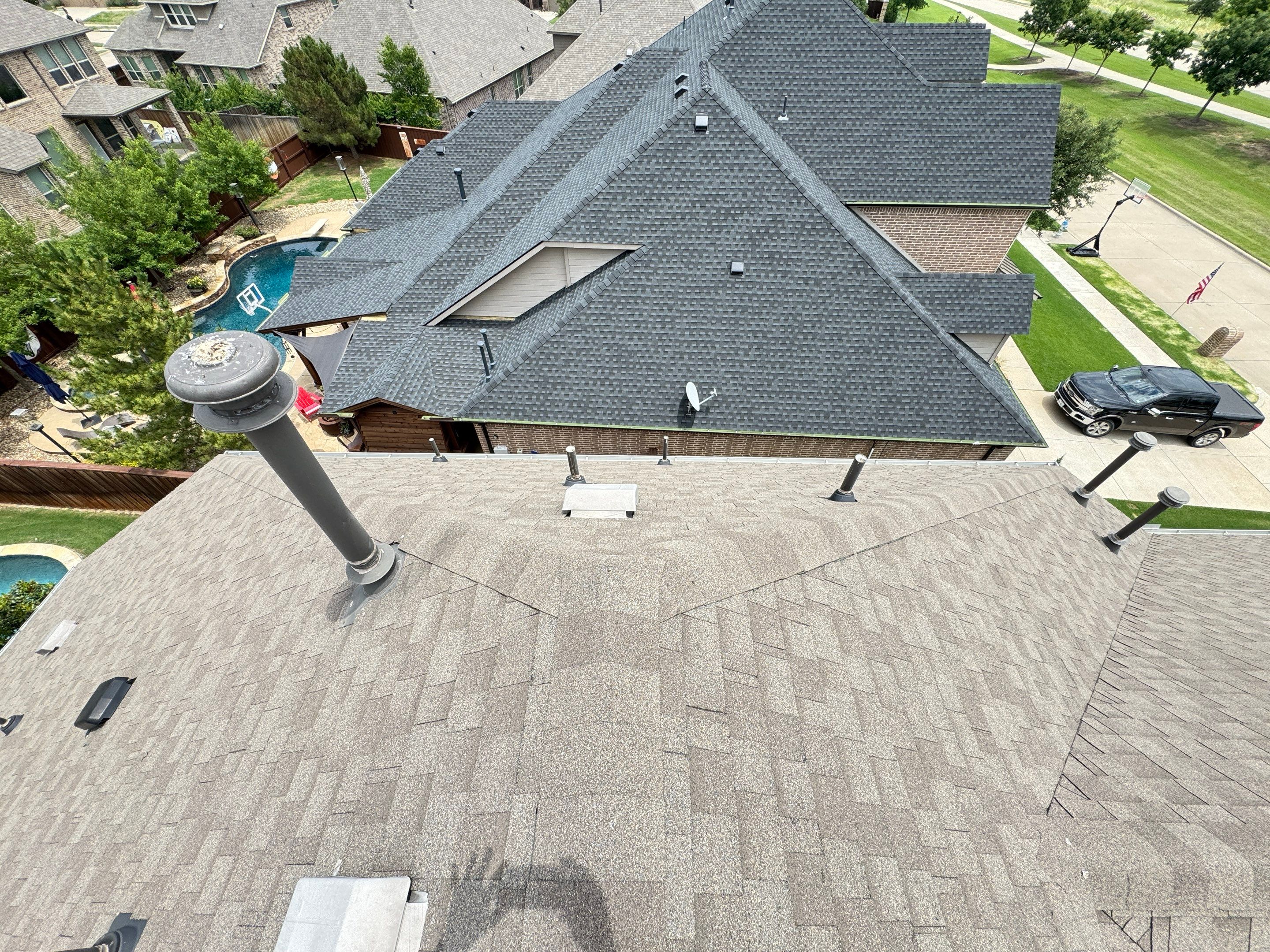 Inspection Wind damages and ceiling leaks McKinney, TX by NIMBUS GENERAL CONTRACTORS, LLC