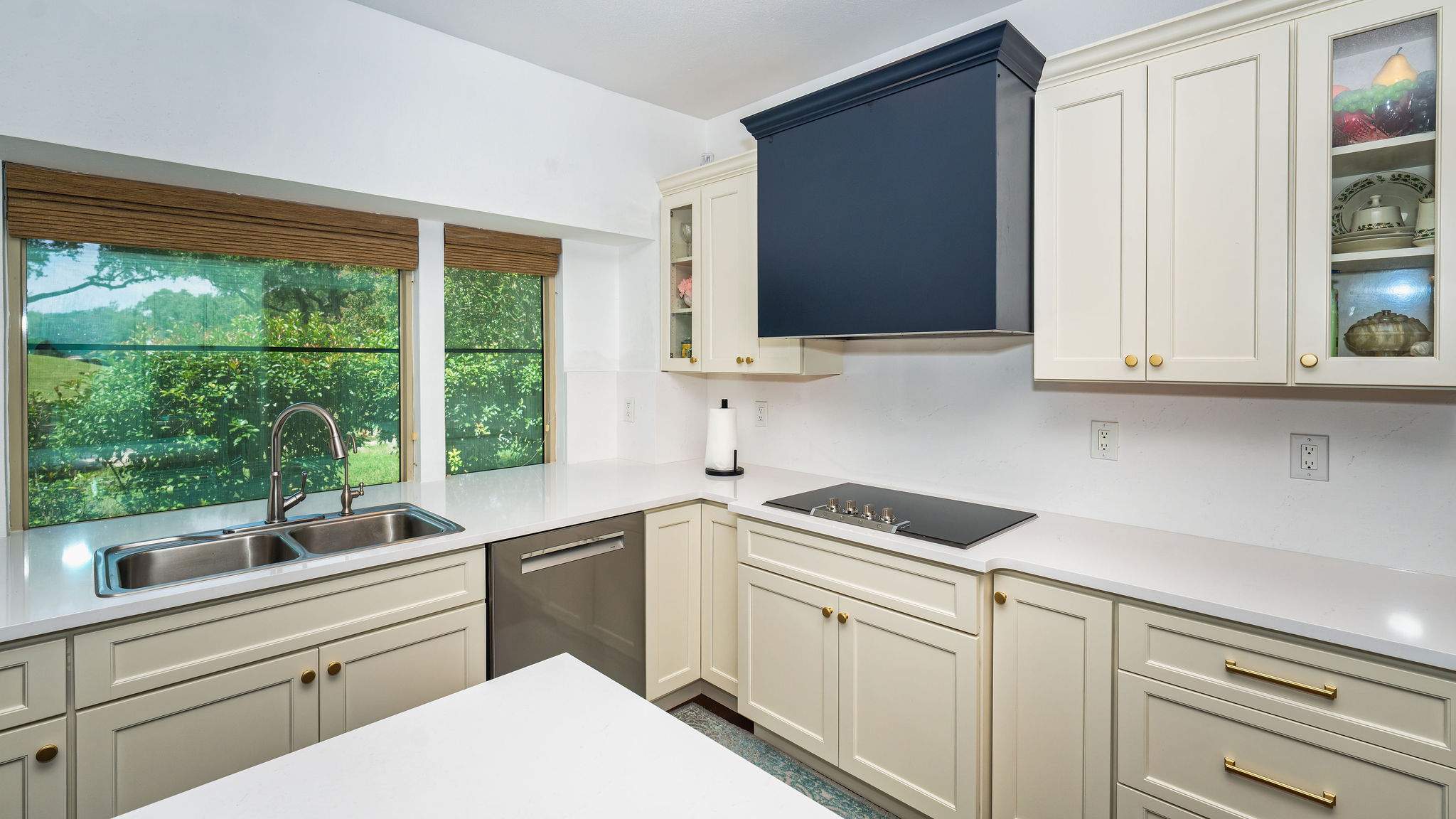 Kitchen remodel using Bertch cabinets, and Cambria quartz countertops by Mena stone surfaces