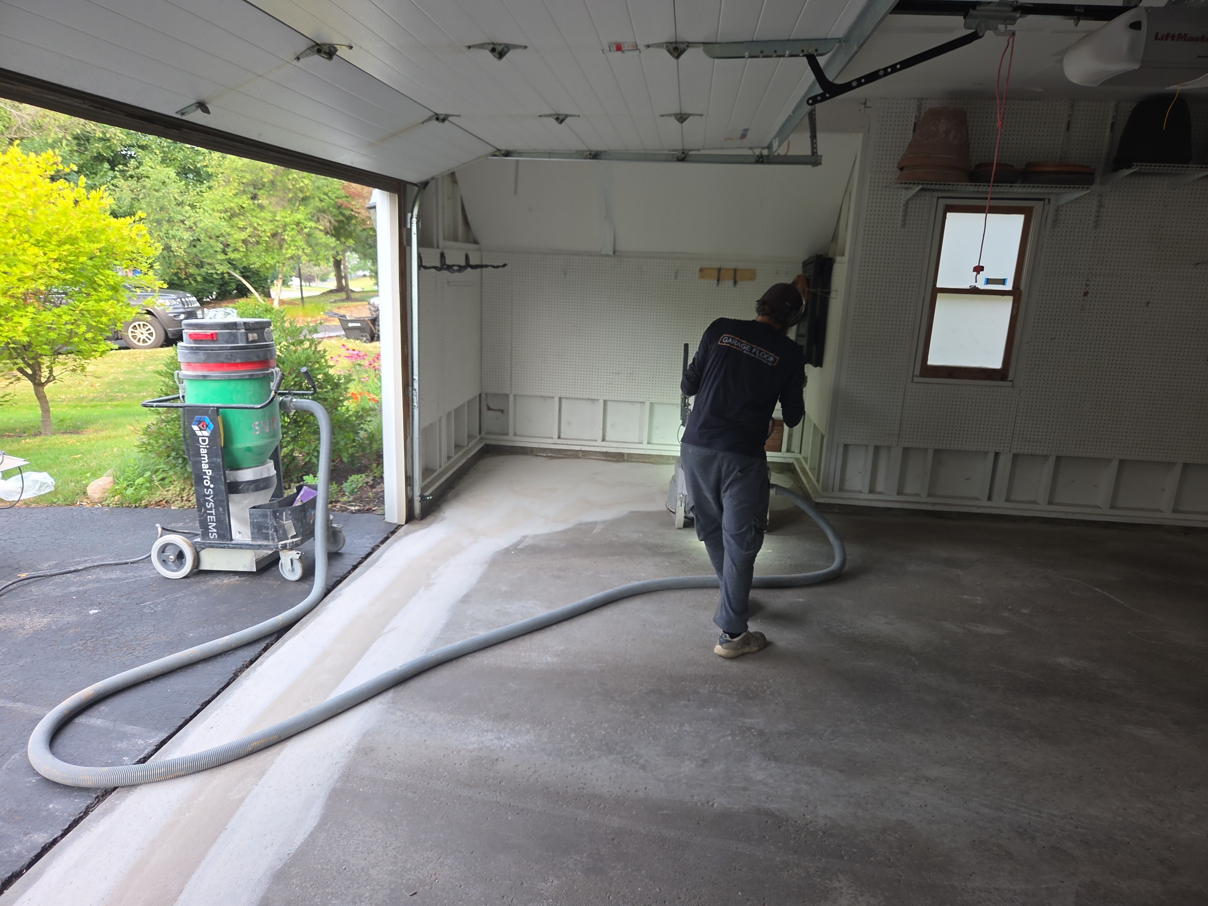 Vintage Zircon Garage Coating by NG Masonry & Construction LLC