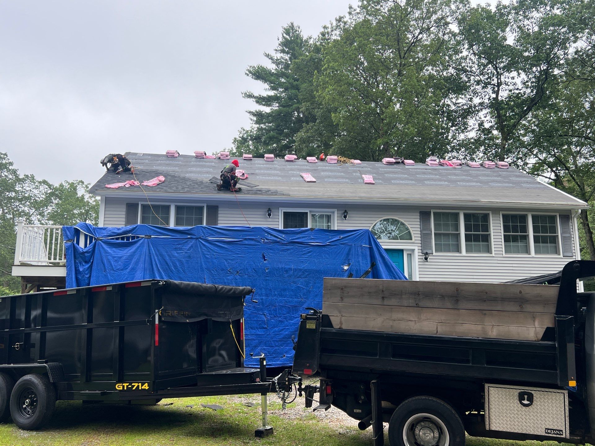 Owens Corning Roof Install in Derry, New Hampshire by Tall pine roofing