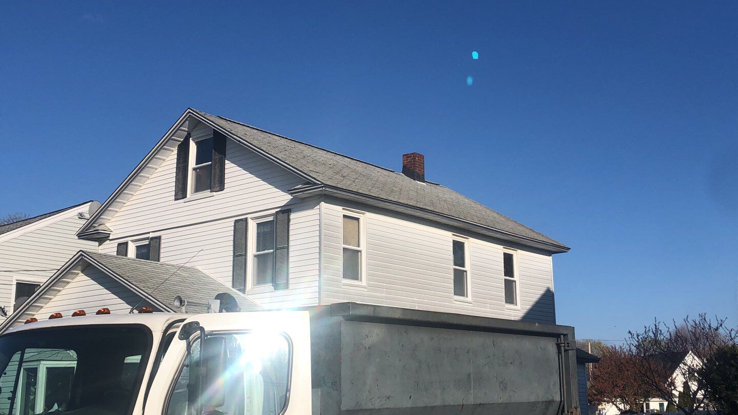 Residential Roofing Installation using Owens Corning Duration Slatestone Gray by A Plus Exterior