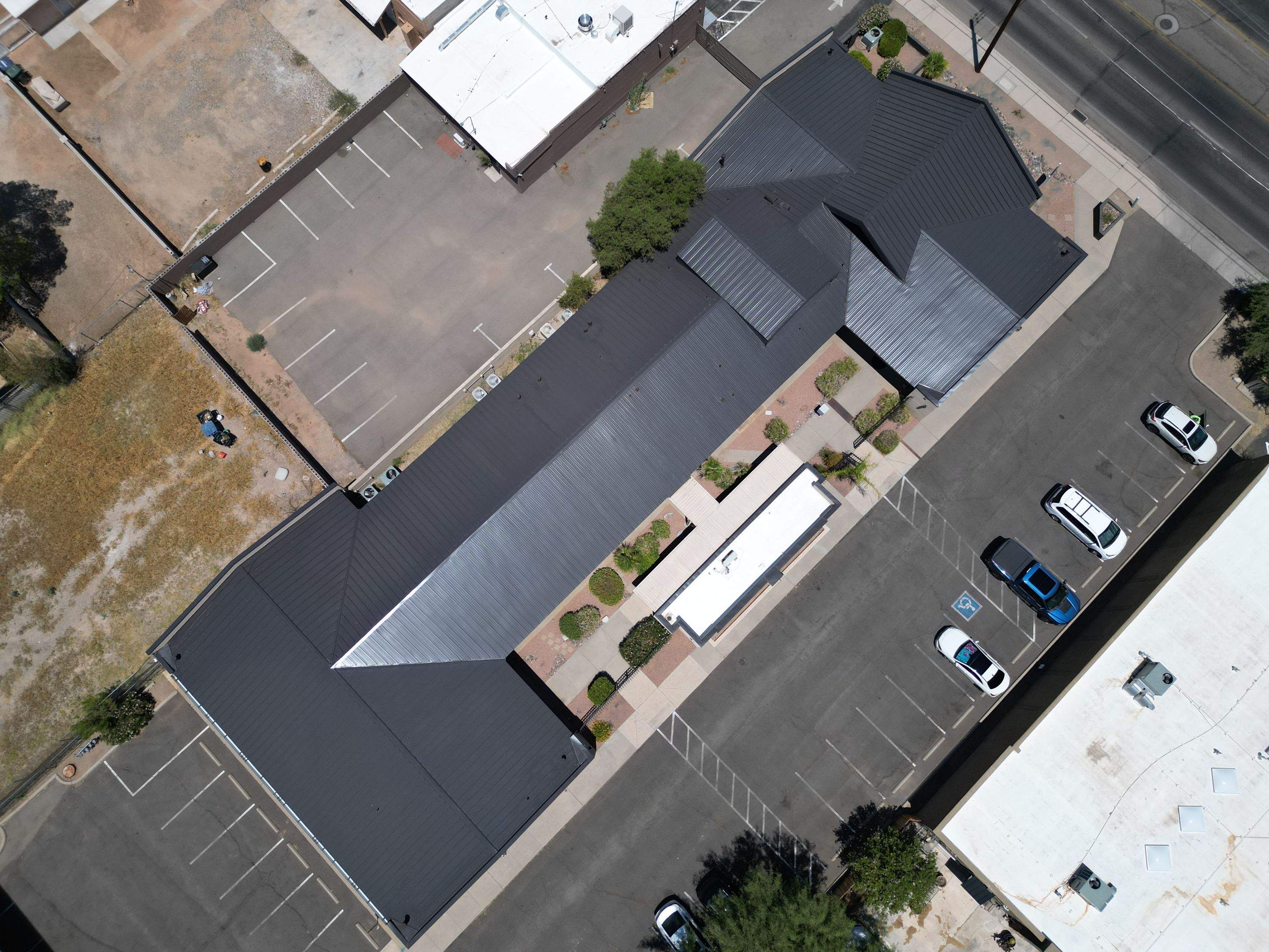 Burnished Slate Standing Seam by Reimagine Roofing
