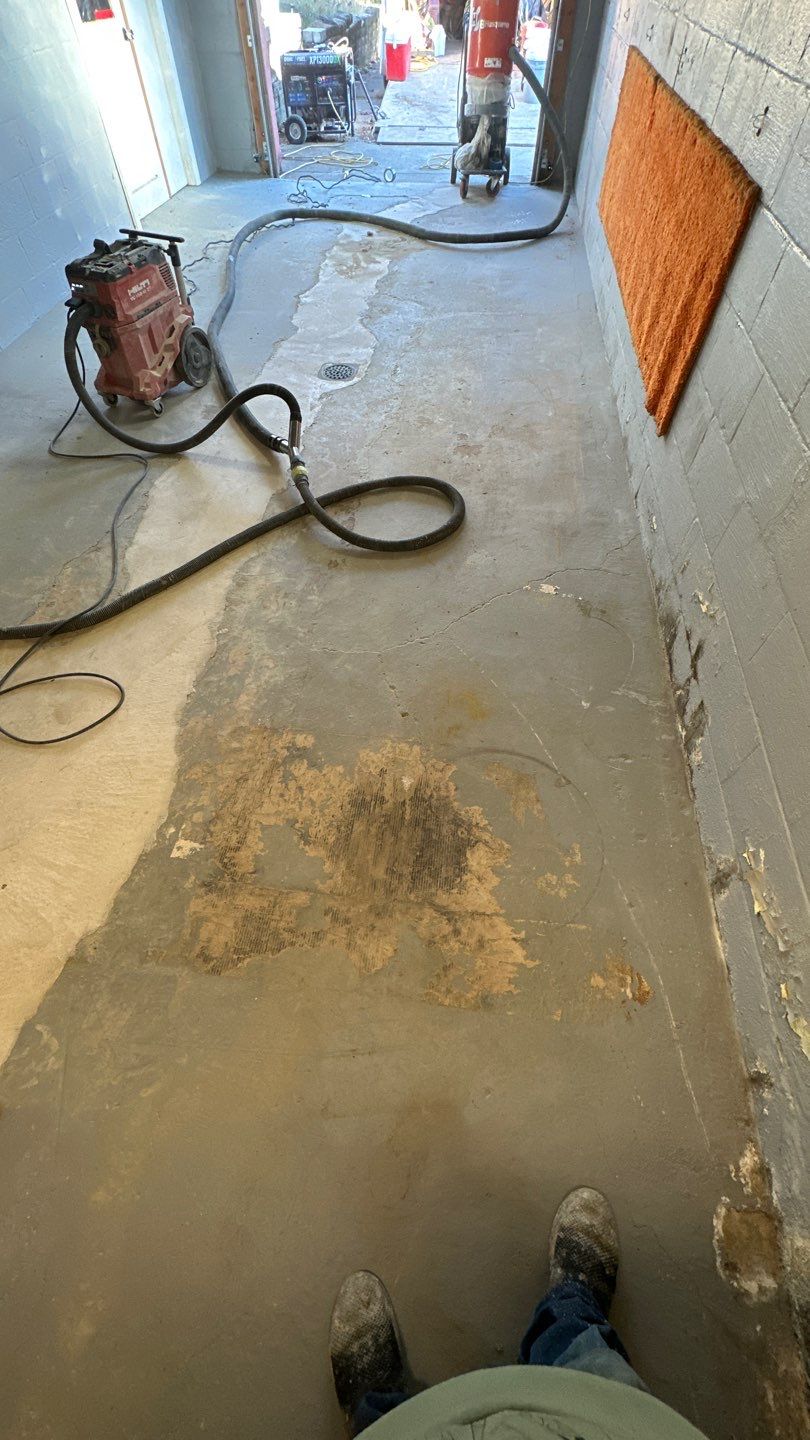 Basement + Garage Project in Pittsburgh by Floors in a Day, Inc