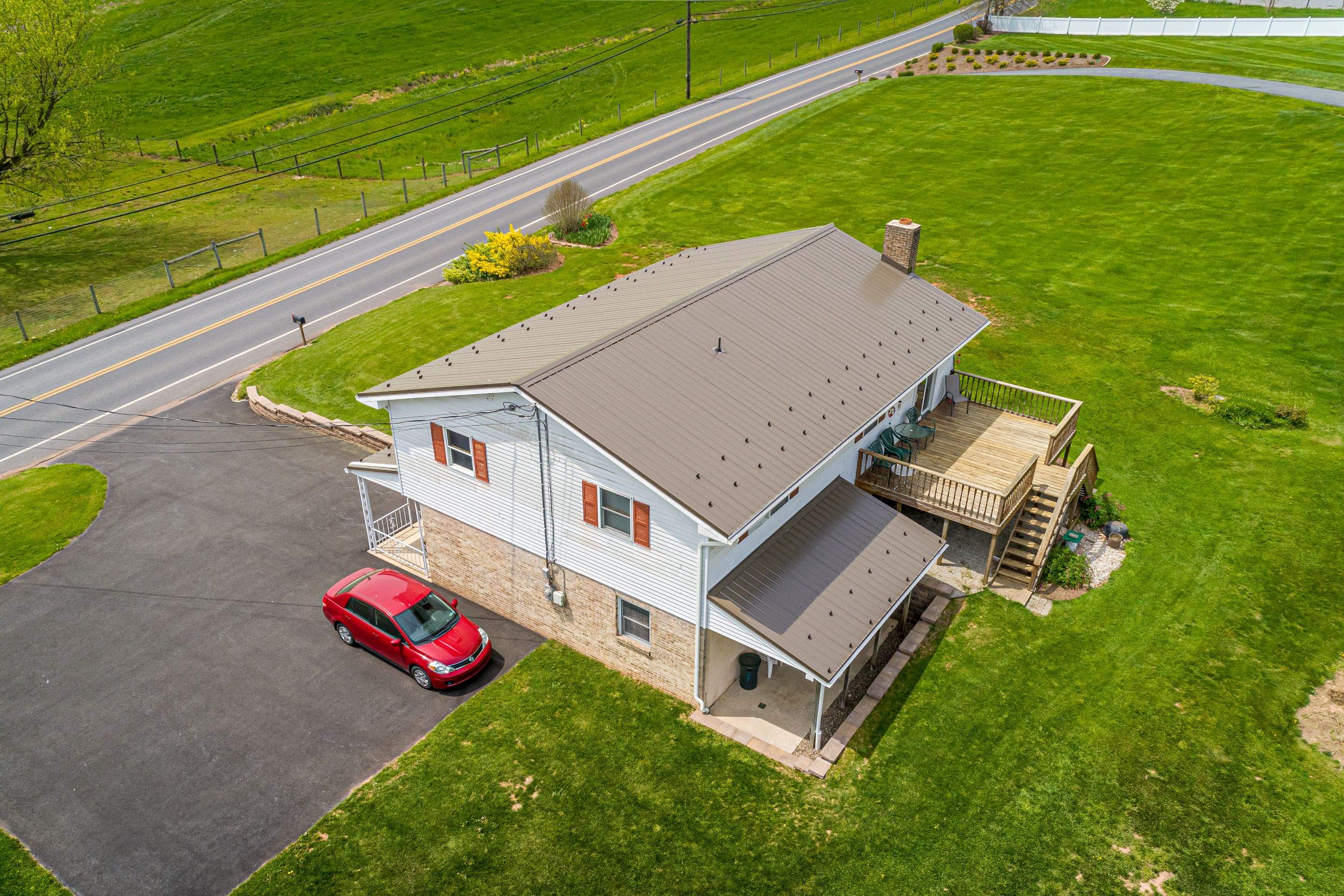 Metal Roof-bronze by Esh Builders