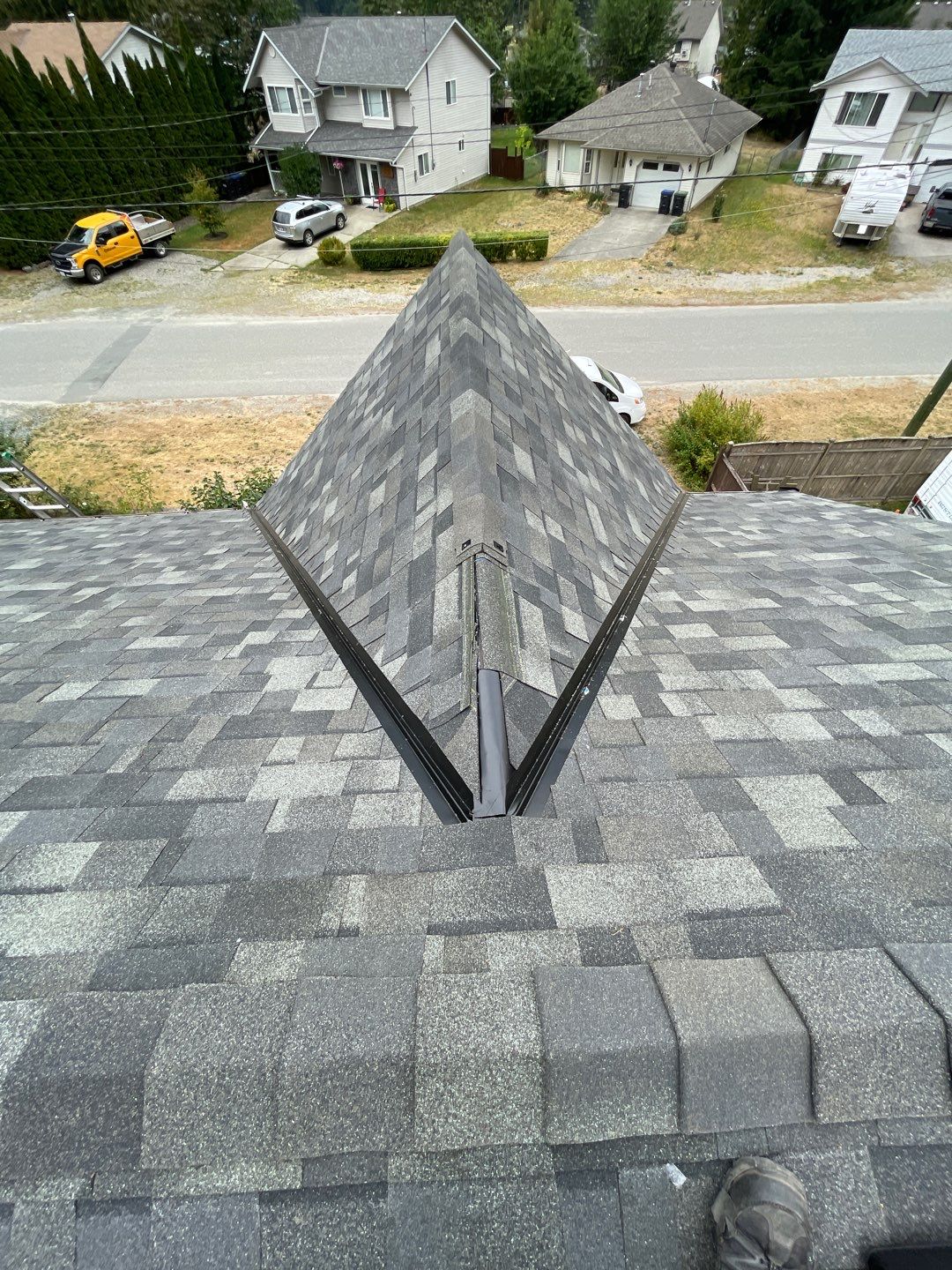 Residential Roofing Installation using Malarky Vista Shingles by Top Notch Roofing Inc