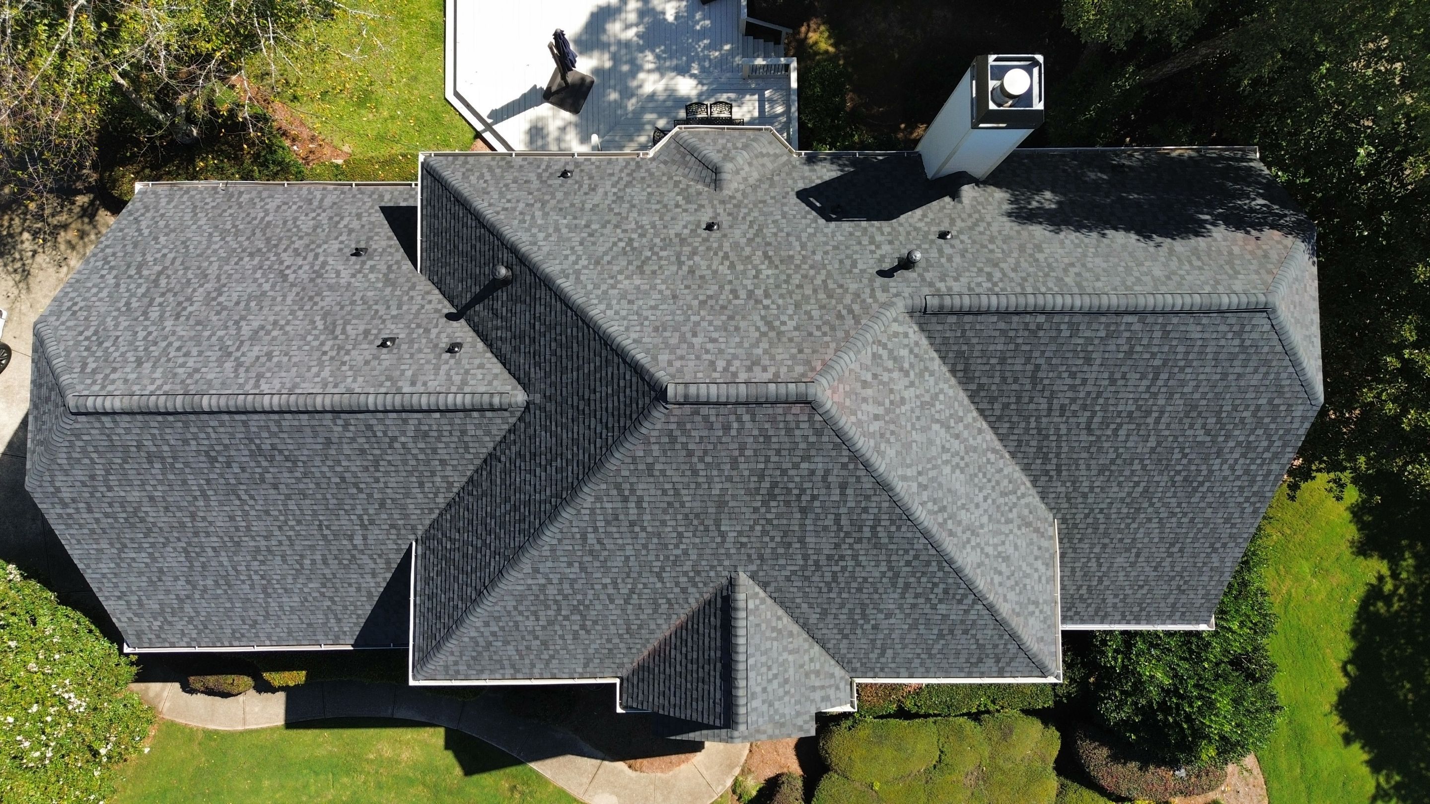 Cumming, GA Roof Replacement CertainTeed Landmark Pro Max Def Moire Black by Reset Roofing