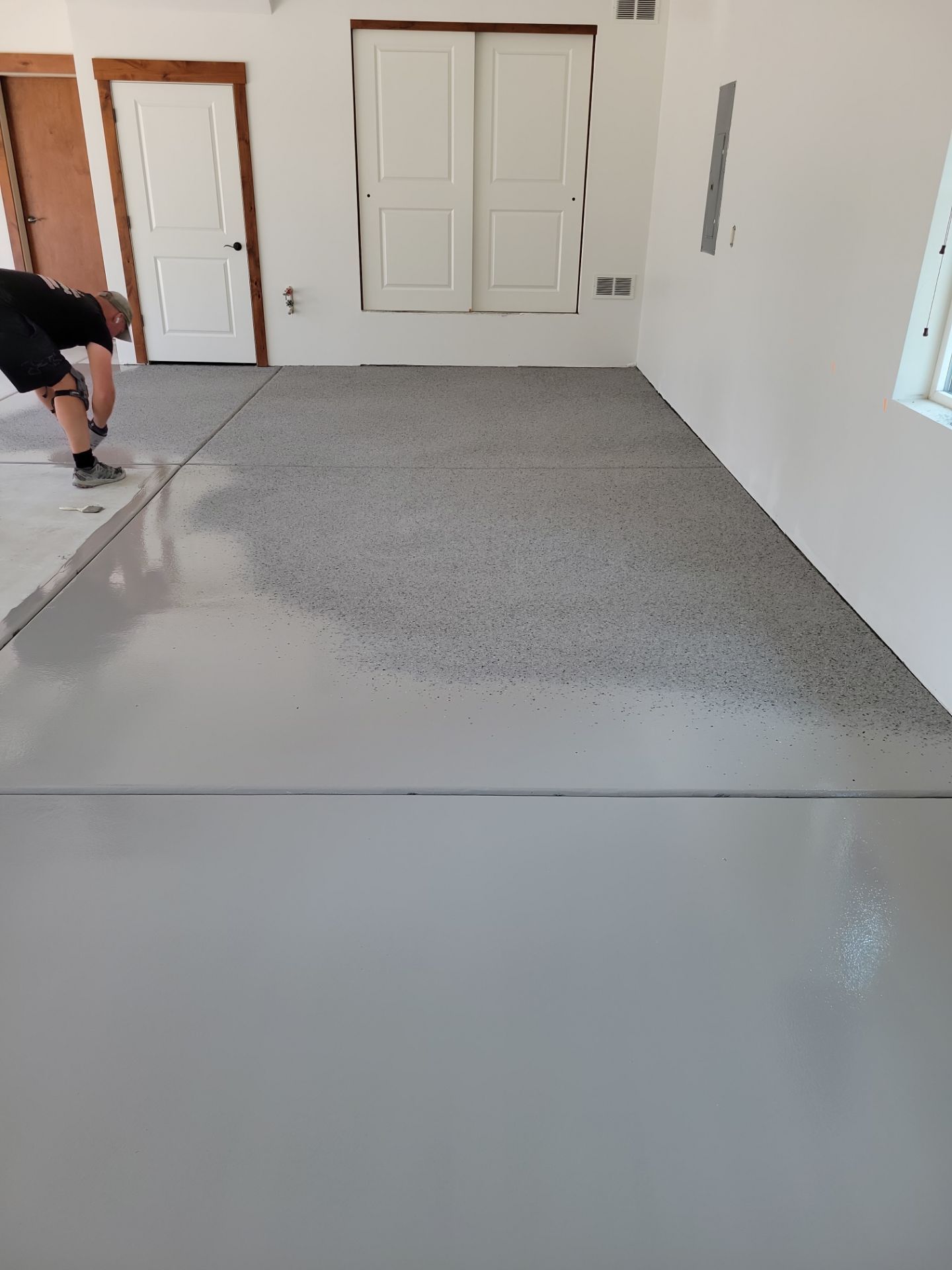 Garage Transformation using Denali Hybrid by Croc Coatings, LLC