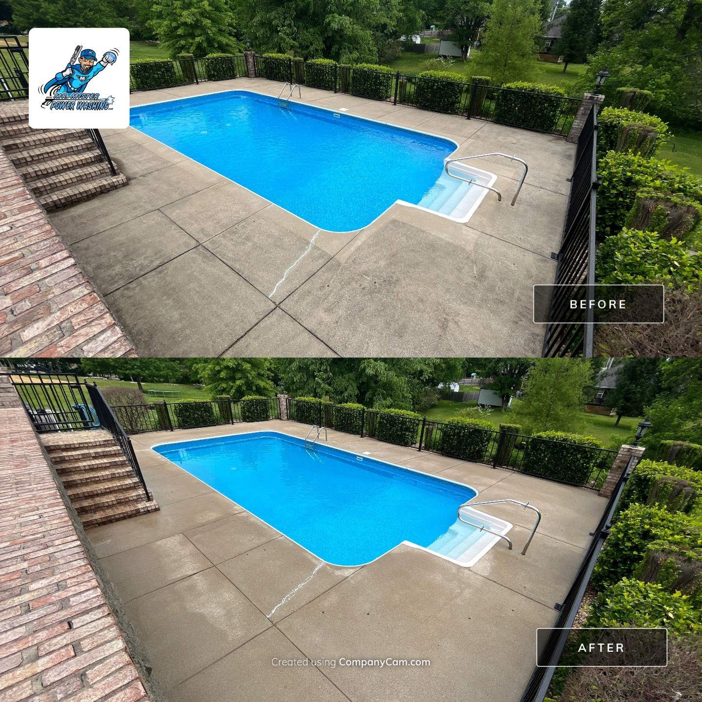 Brett's Pool by Mr. Mister Power Washing