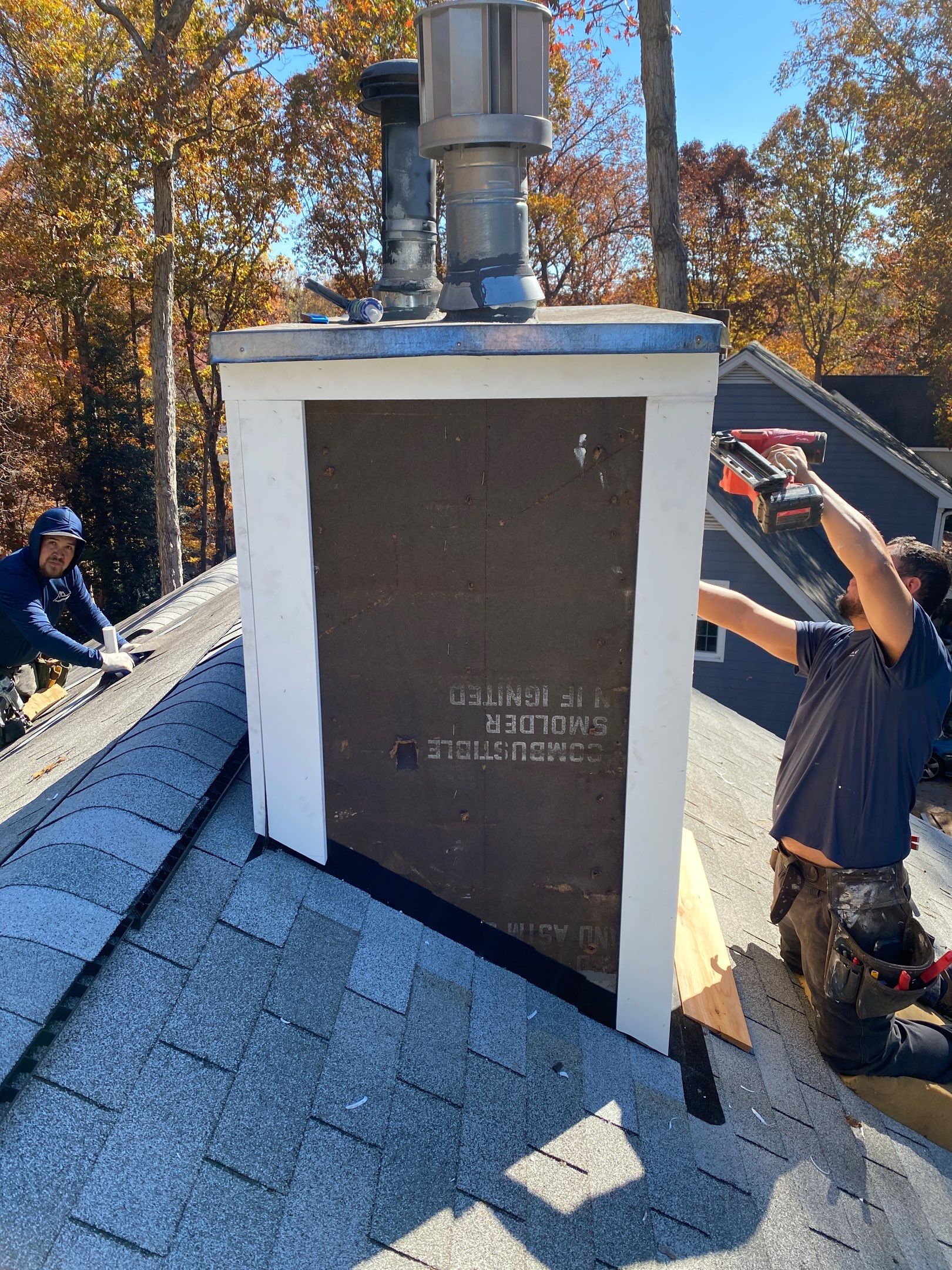 Roof Repairs/Chimney Siding  by Pro Performance Roofing