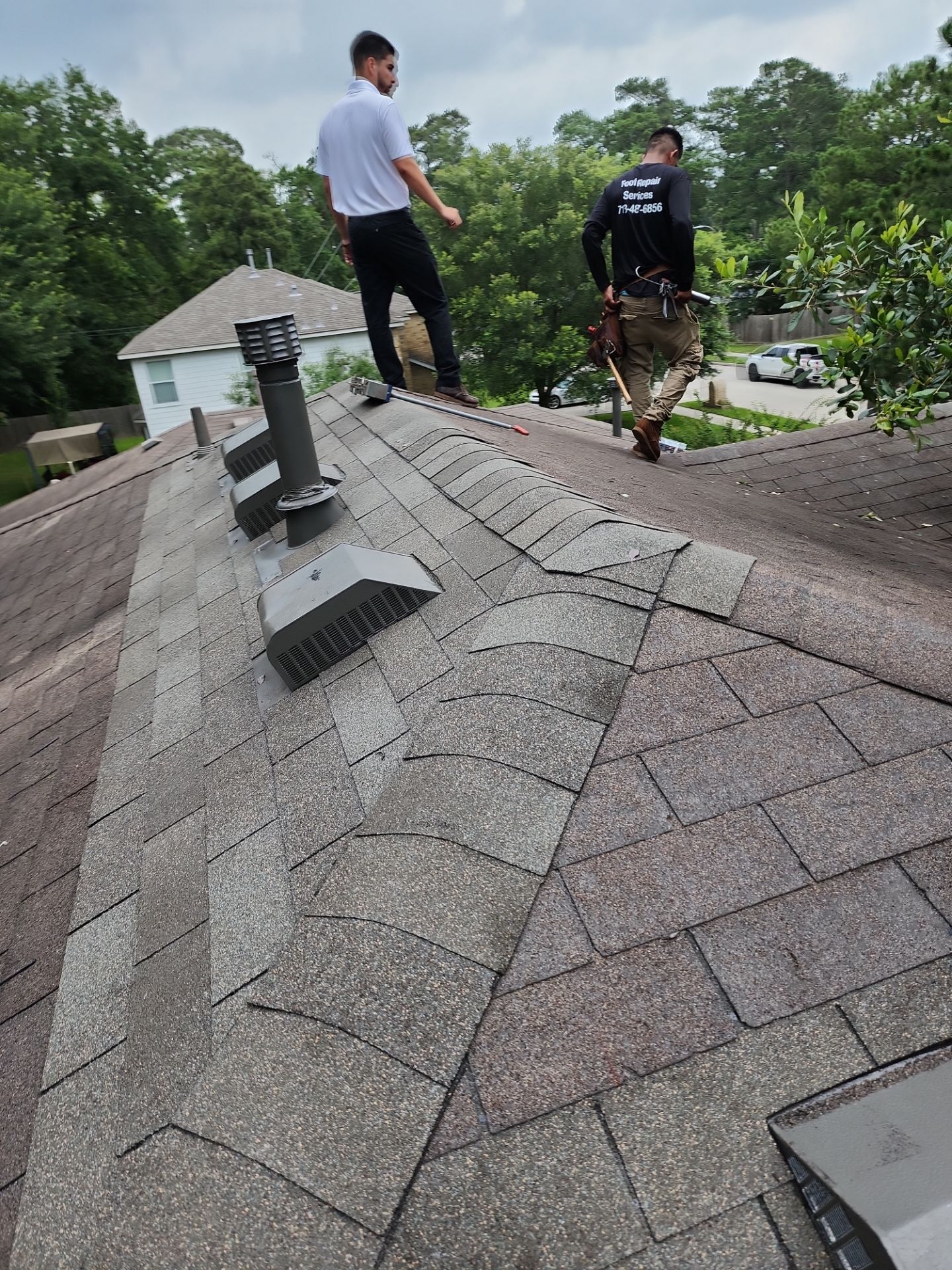 Residential Roofing Repair using Owen's Corning Duration (Lifetime) Shingles by Roof Repair Company