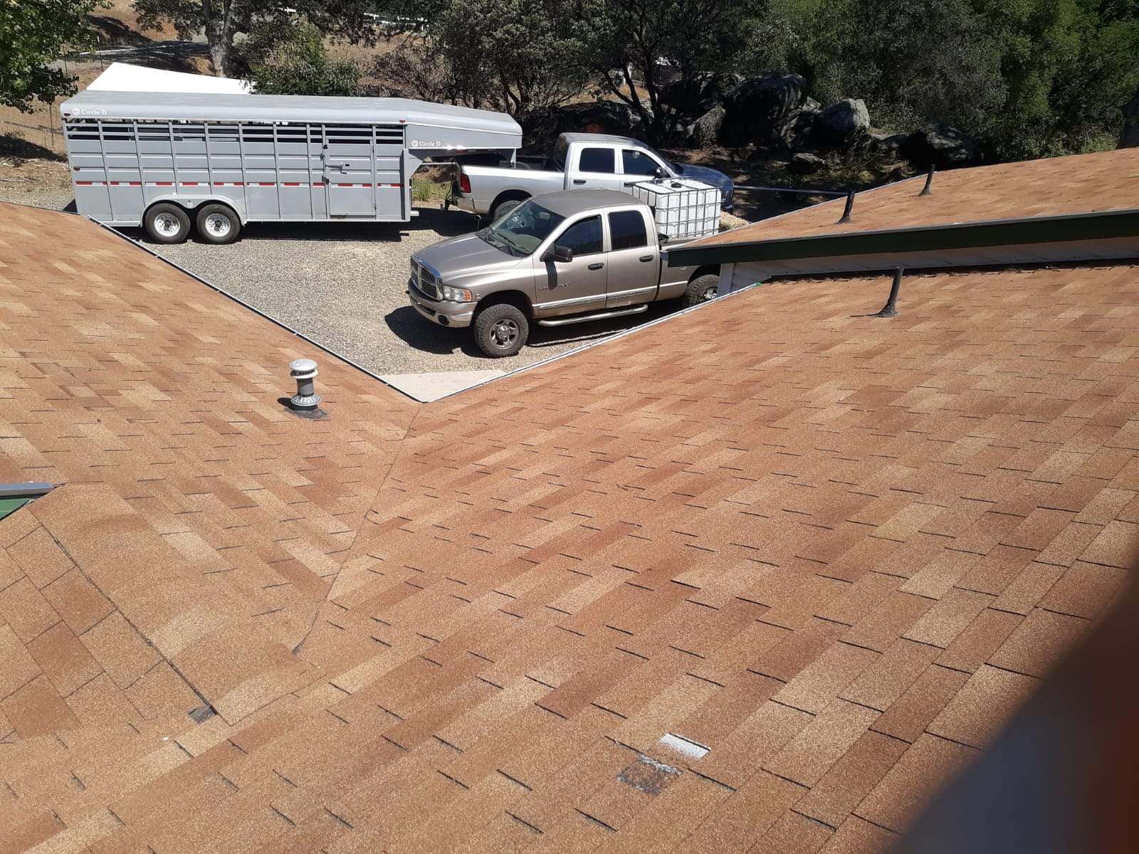 Metal roofing installation using Standing seam metal roofing system by Straight Edge Roofing Inc