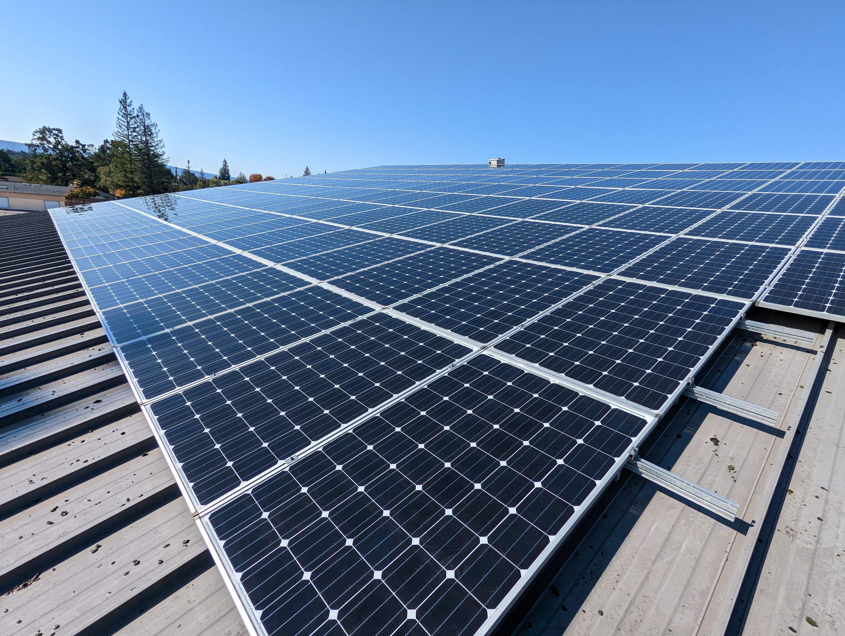 Los Alots Commercial Solar Panel Cleaning by All One Solar Shine