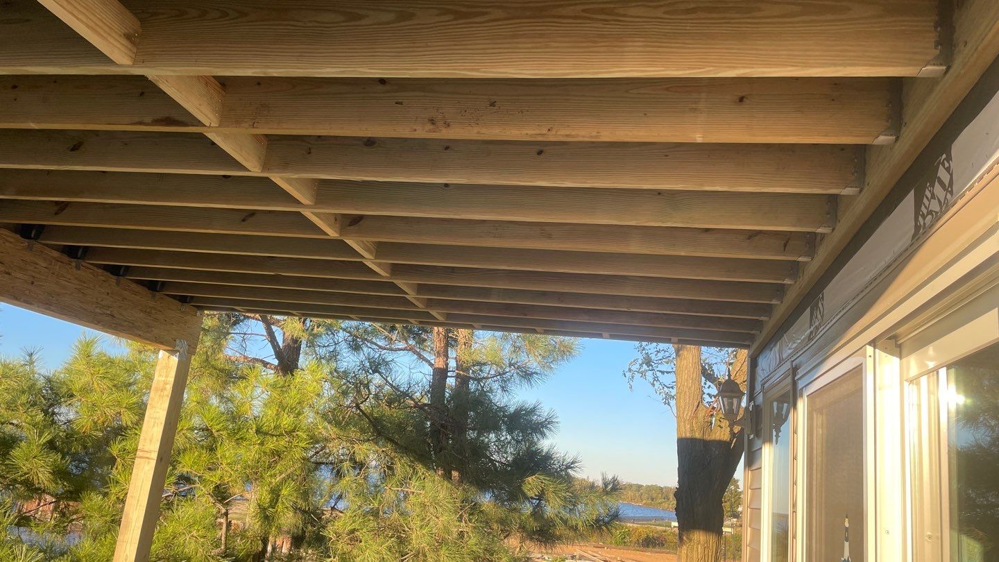 Waterfront deck In Keyport  by deck guardian