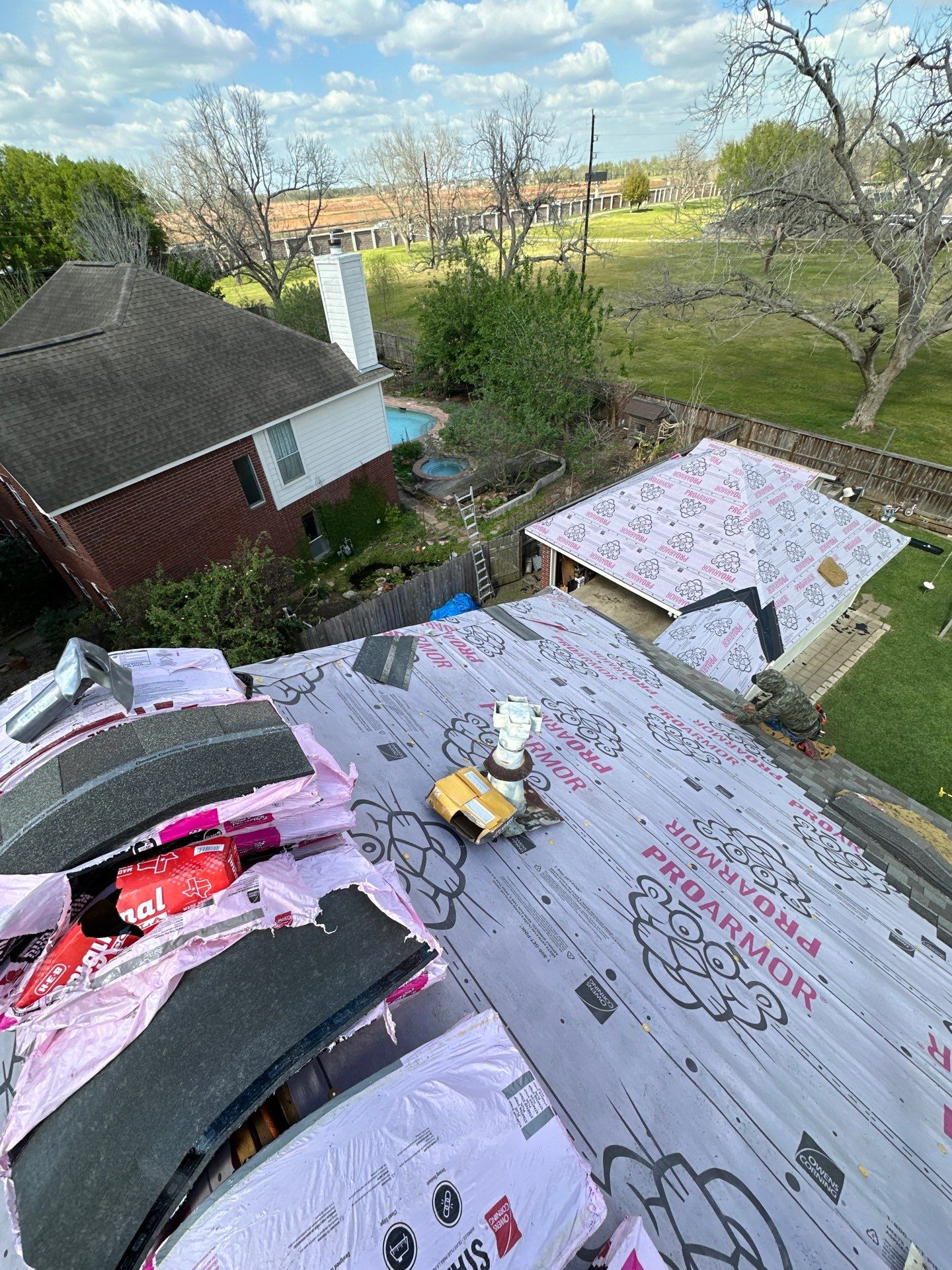 Project in Sugar Land by Motion Roofing
