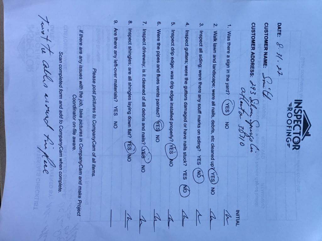 Residential Roofing Installation using Owens Corning by Inspector Roofing and Restoration