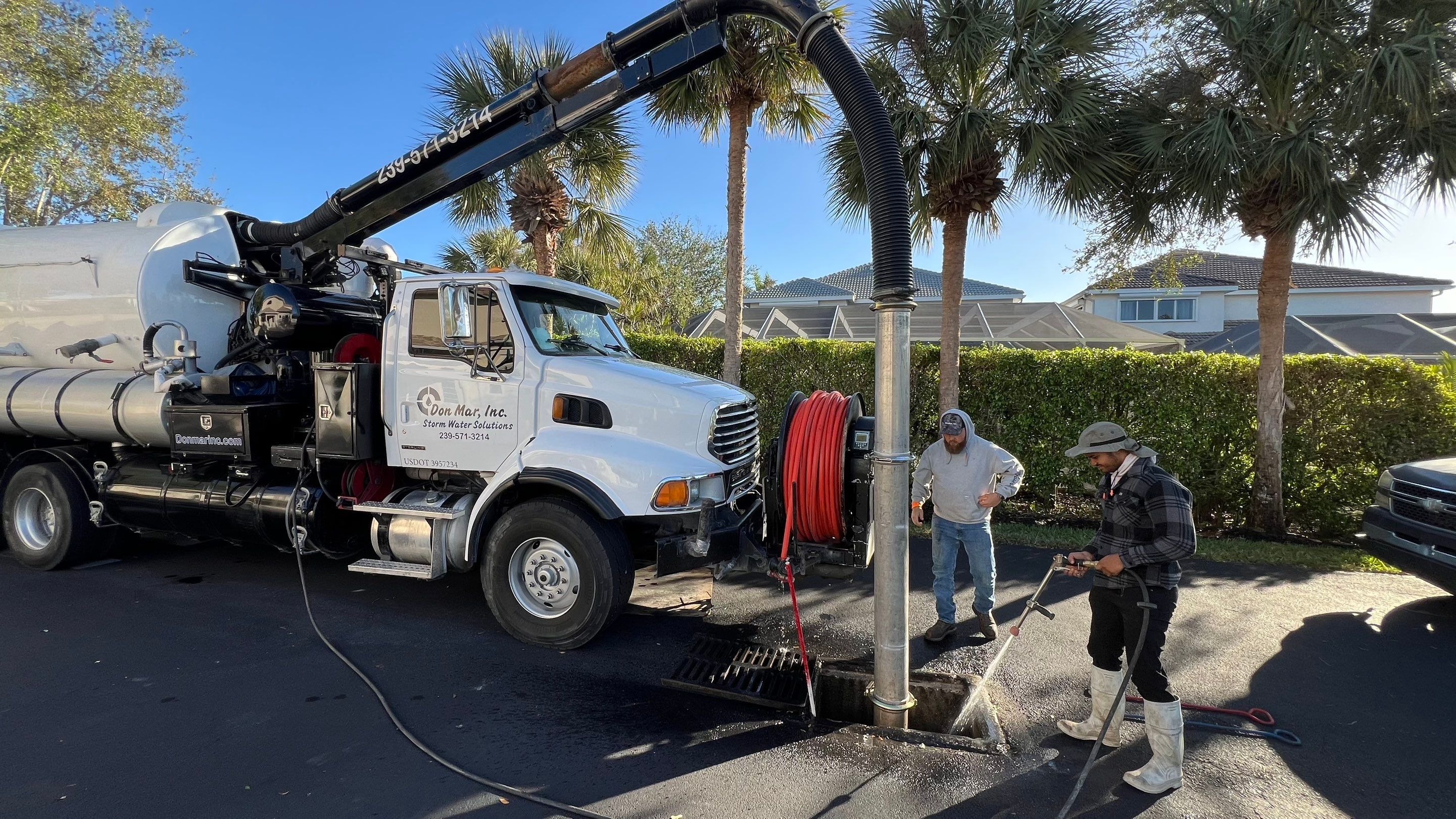 North Naples Neighborhood Catch Basin Cleaning by Don Mar, Inc. Storm Water Solutions