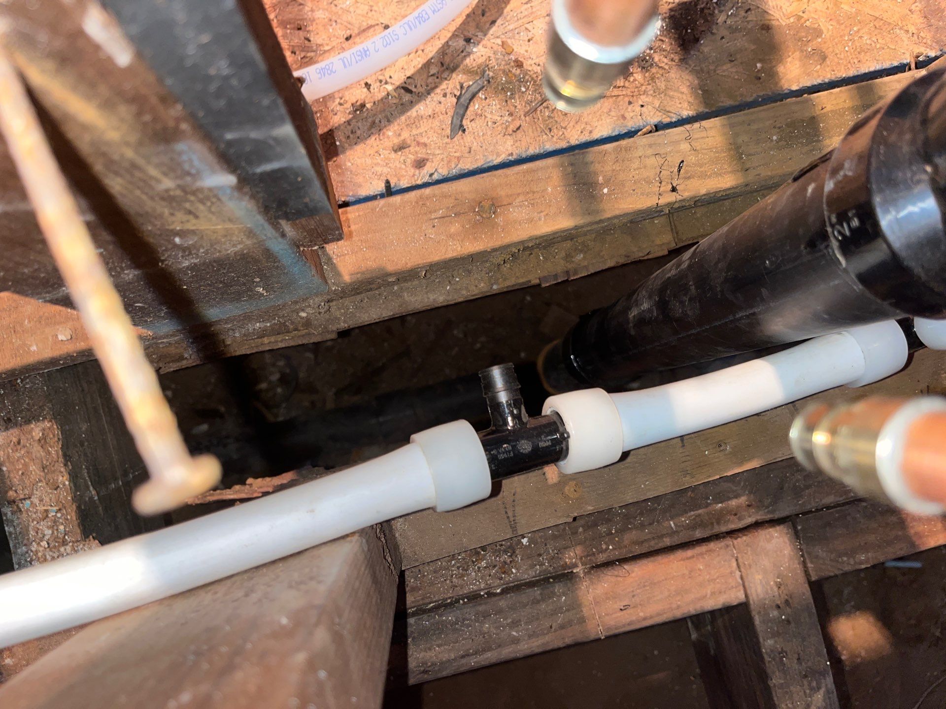 Installing New Piping and Checking Underneath Home by Us Plumbing