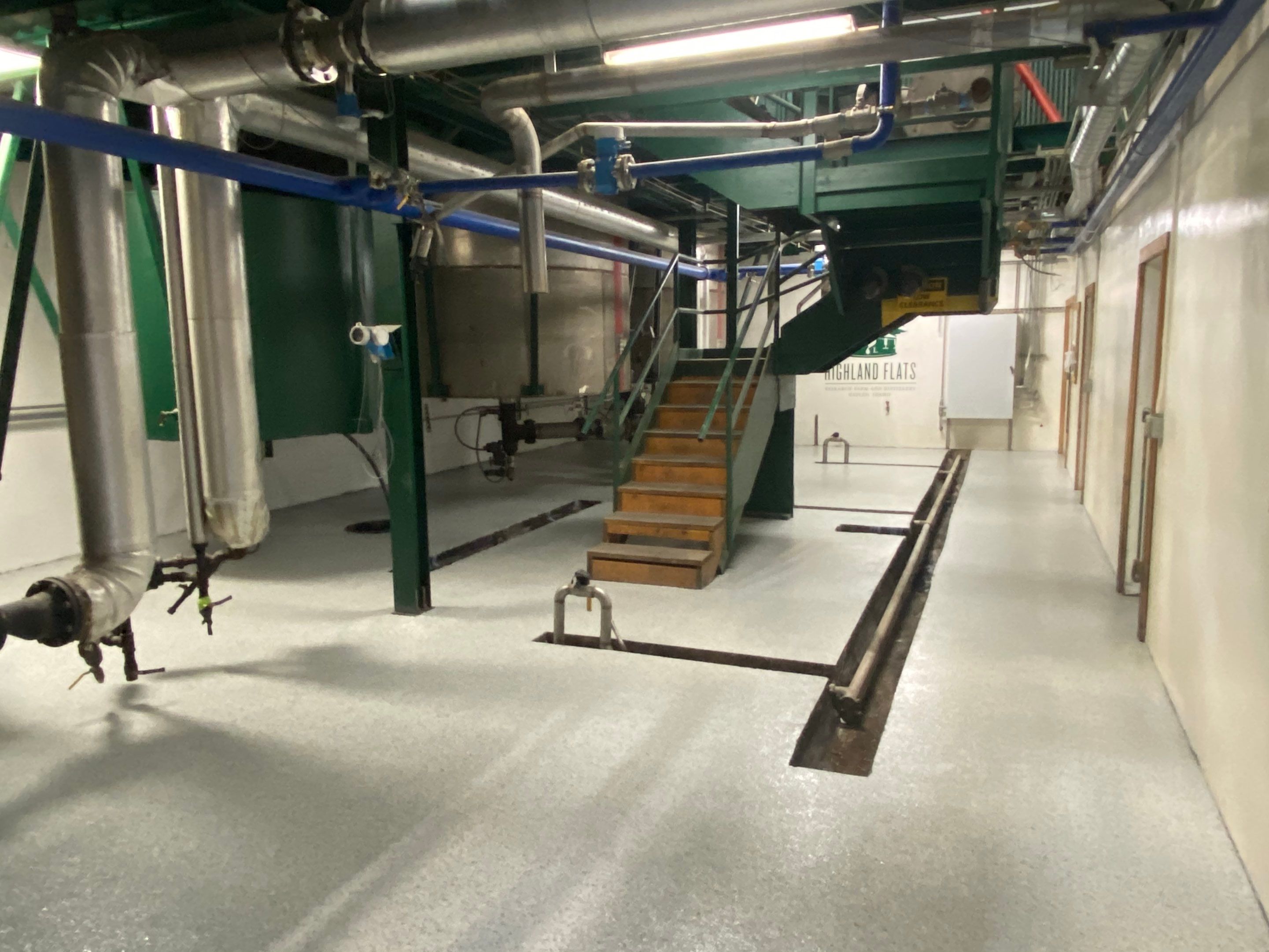 Commercial Floor Transformation using North Pole with Green by Croc Coatings, LLC