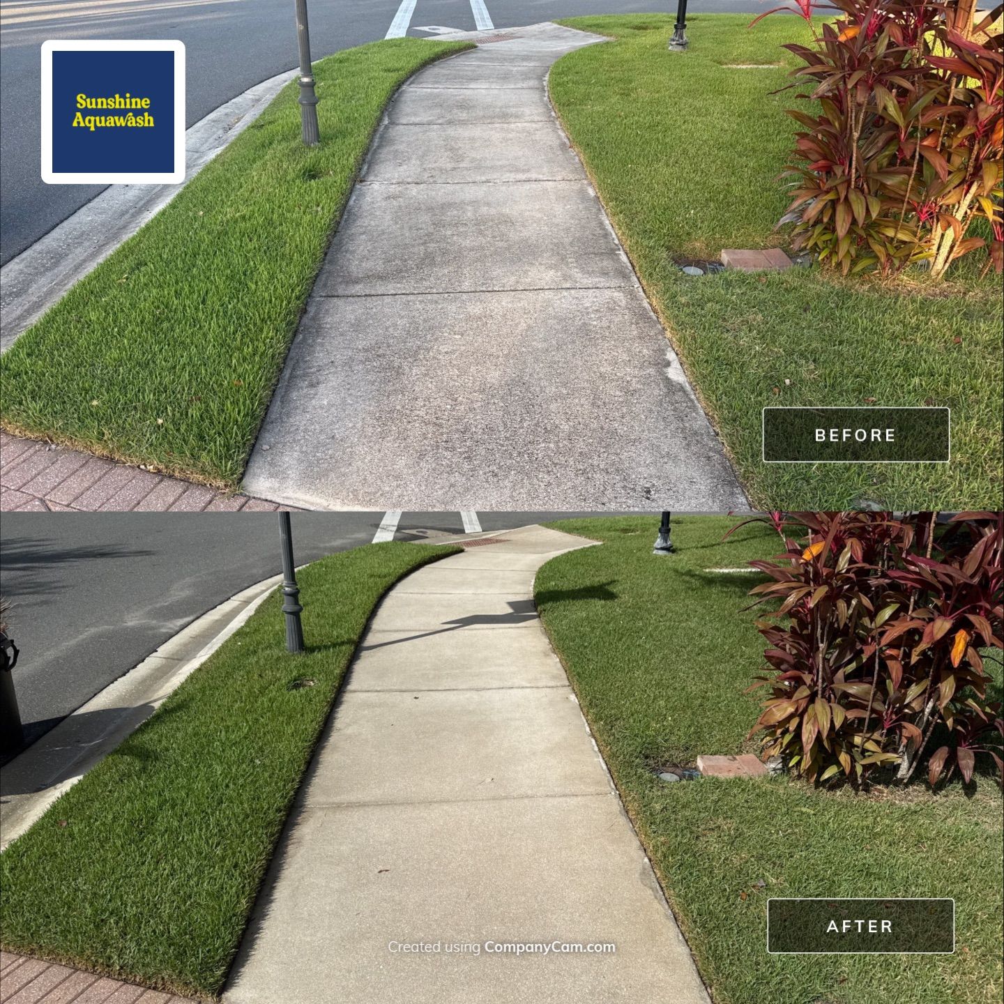 Paver Driveway & Sidewalk Cleaning – Oakleaf Hammock, Ellenton, FL by Sunshine AquaWash