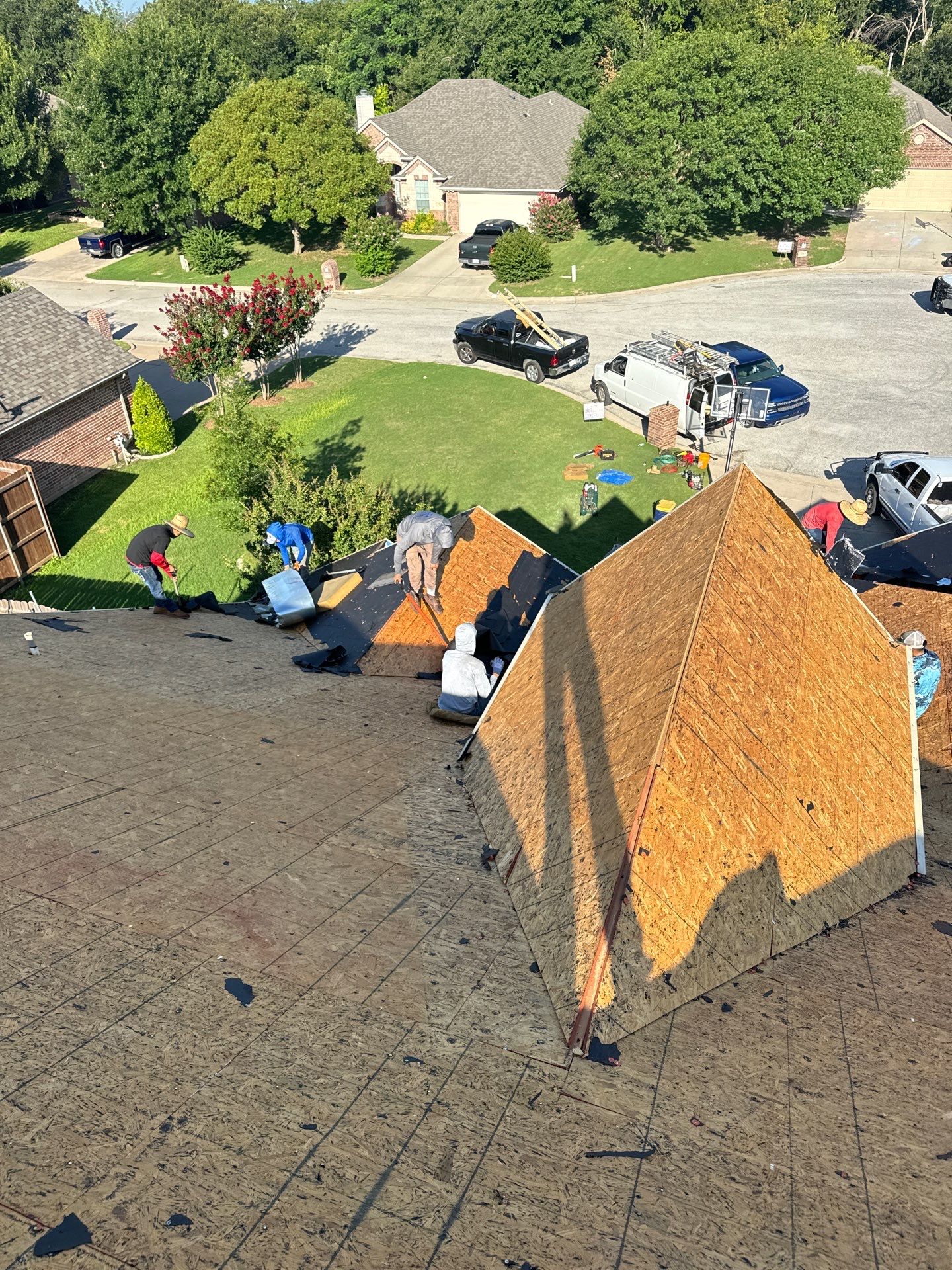 Project in Weatherford by Lonestar Roofing and Restoration LLC.