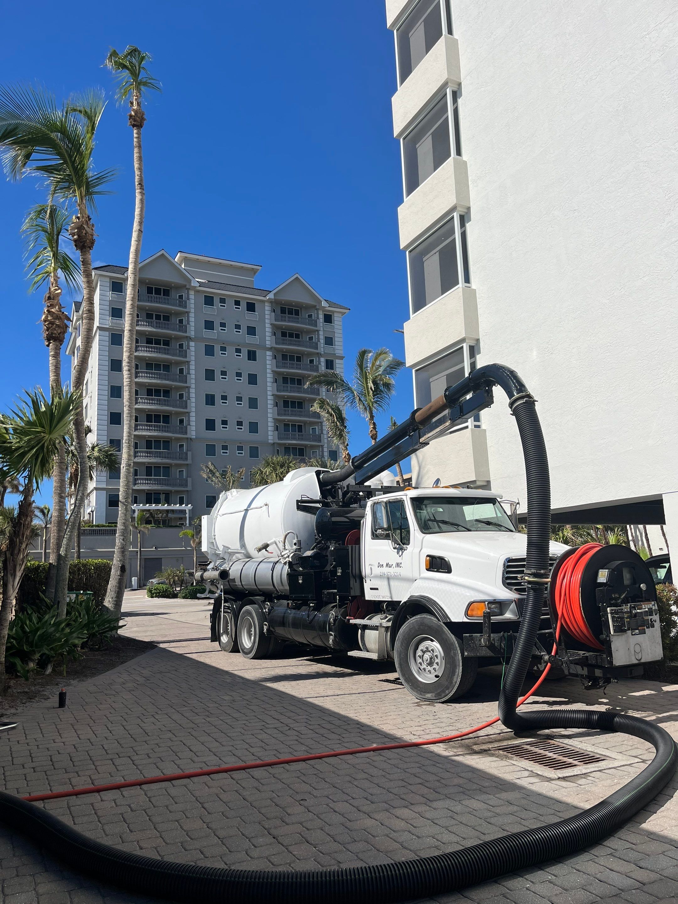 Condo Storm Water System Cleaning and Maintenance After Hurricane Ian by APS Power & Water