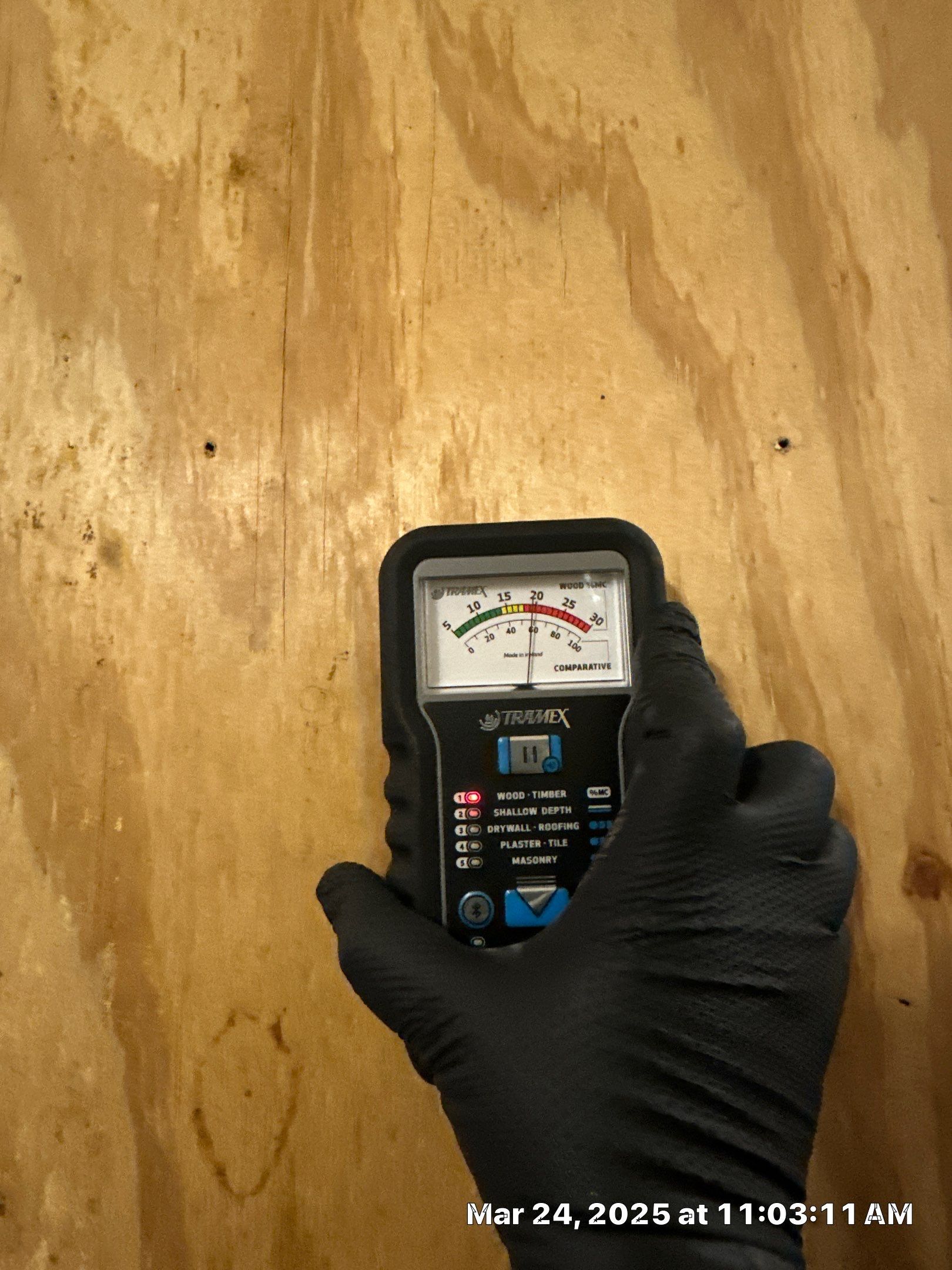 Flood Damage using IR Camera, Moisture Meter, Air Cassette samples and Tape lifts by Building performance Solutions LLC