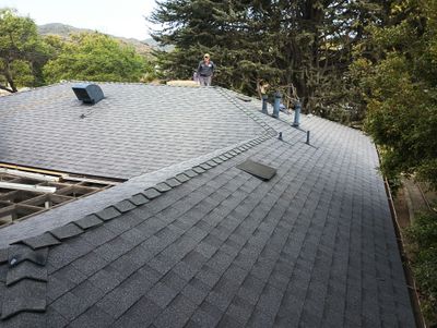 Residential Roofing Installation using Owens Corning Duration Cool Shingles