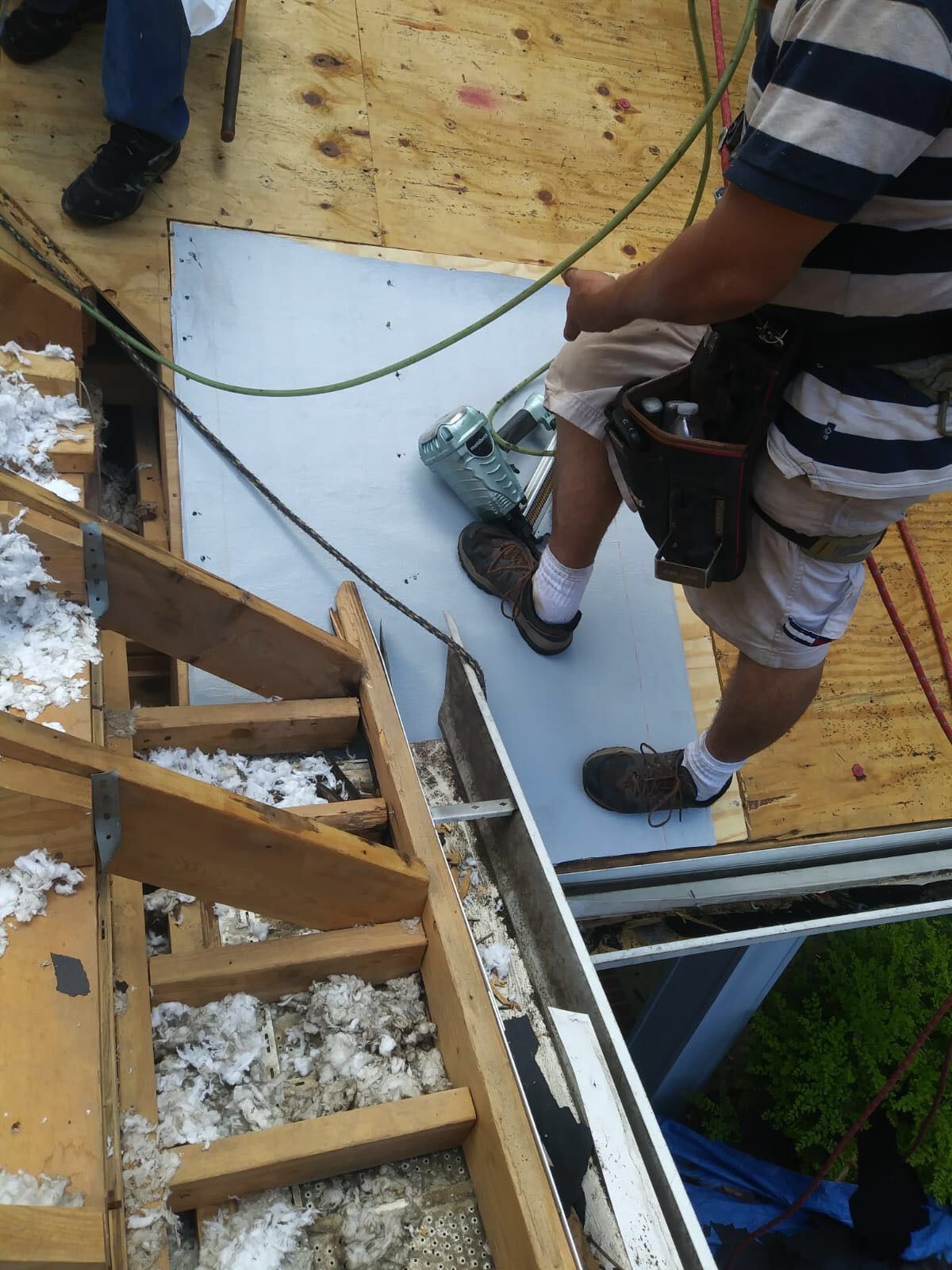 Residential Roofing Installation using Roof Replacement by American Roofing & Construction LLC