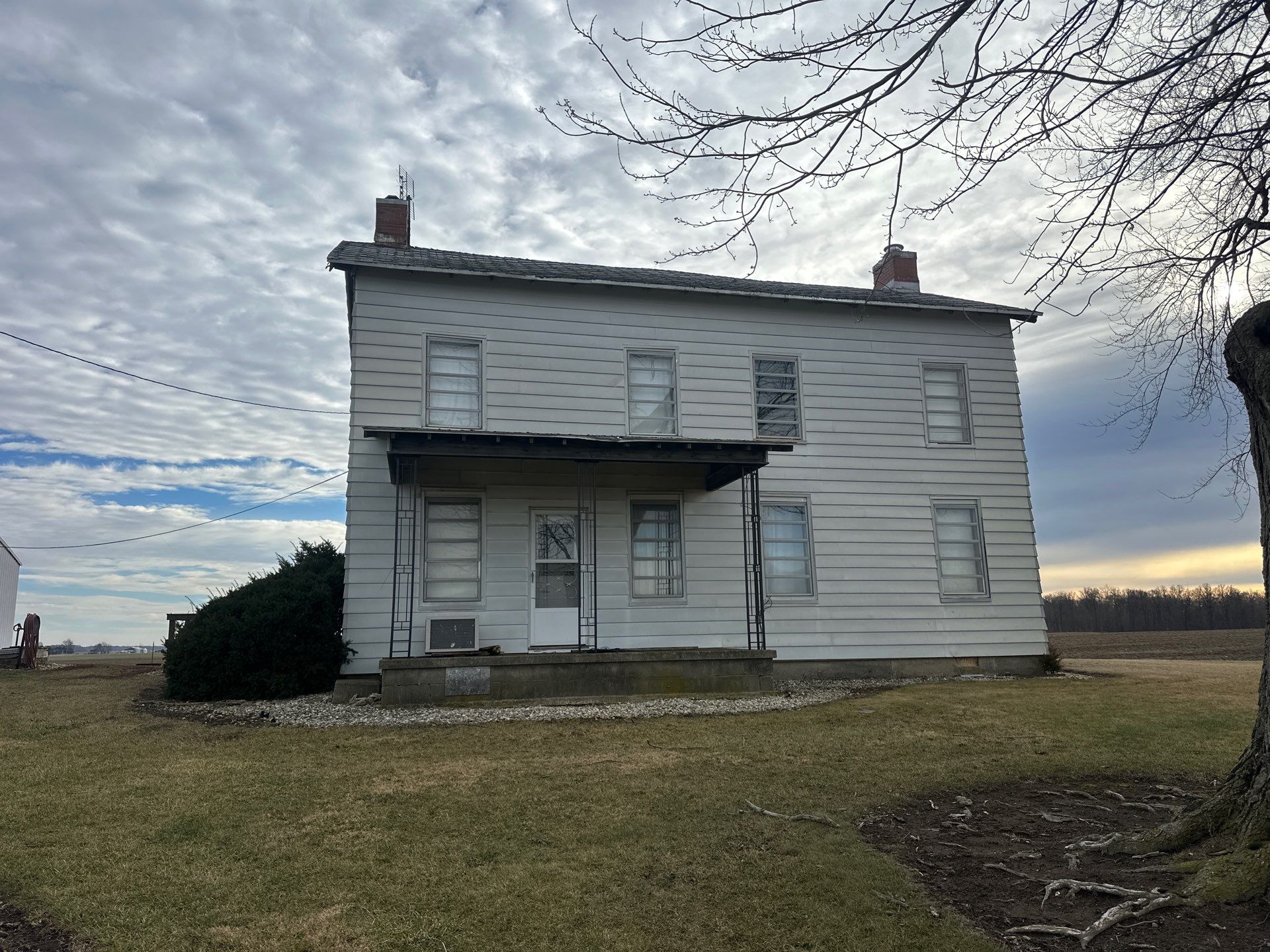 Mechanically Seamed Standing Seam Metal Roof in LaFontaine, Indiana Farmhouse Renovation by 4Ever Metal Roofing