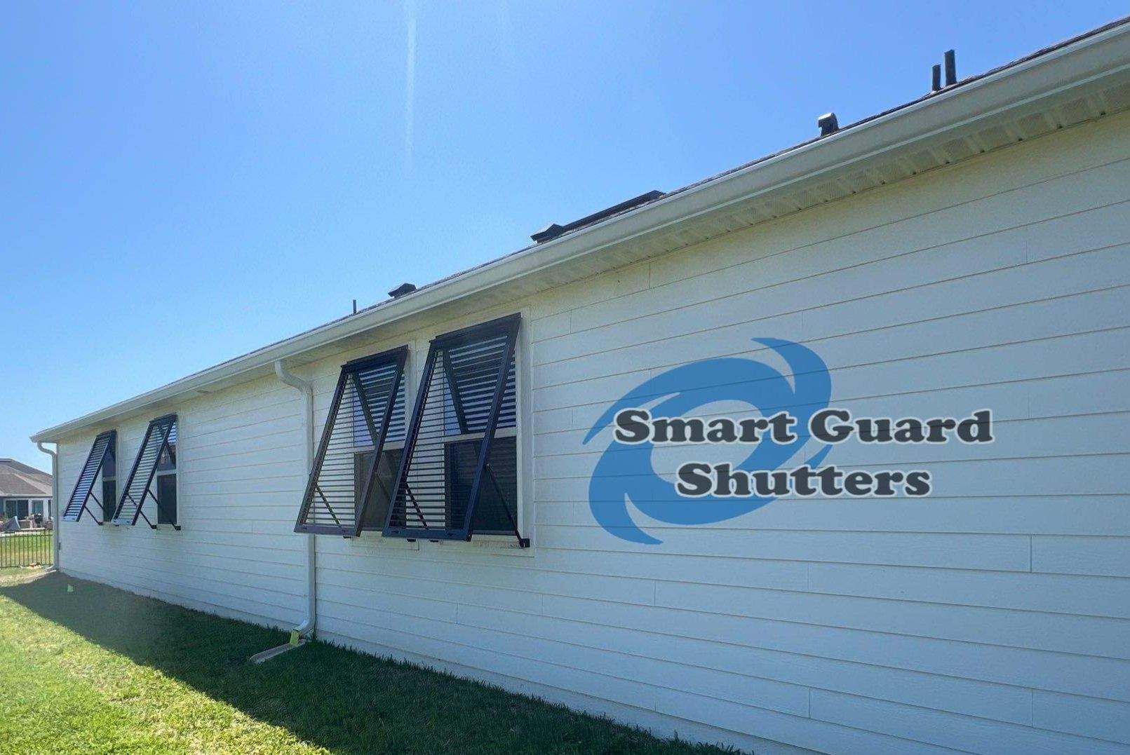 Impact Bahamas In Grey Brown by Smart Guard Shutters