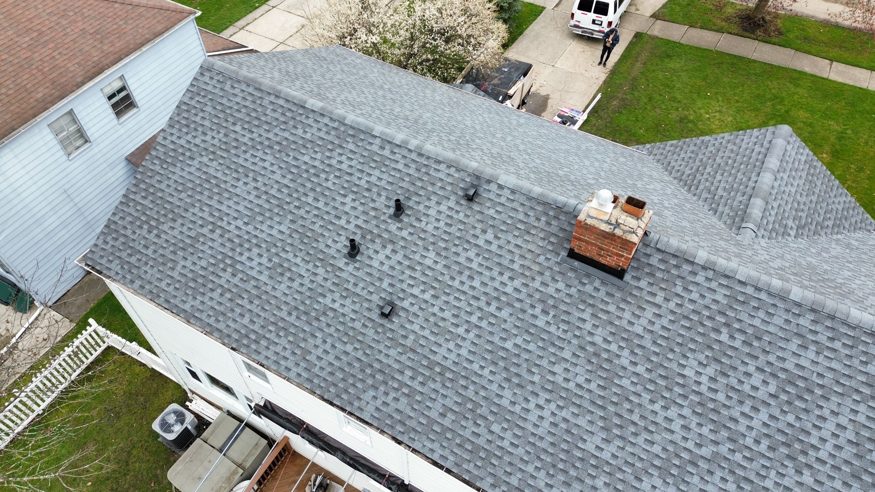 University Heights - Storm Restoration Roof Replacement using GAF HDZ Pewter Gray by Atlas Roofing & Restoration