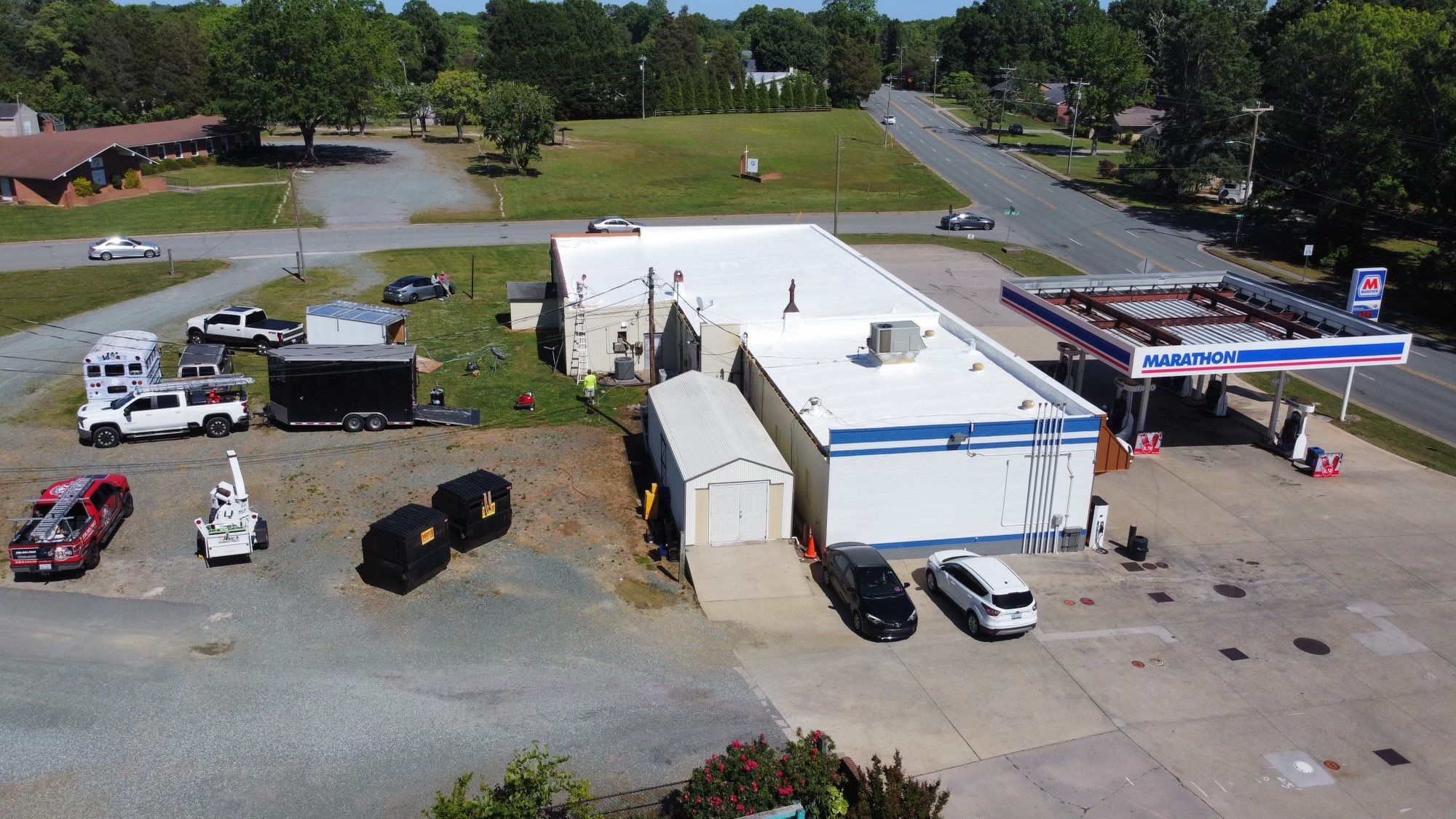 Spray Foam Roof  by Just In Time Roofing and Restoration