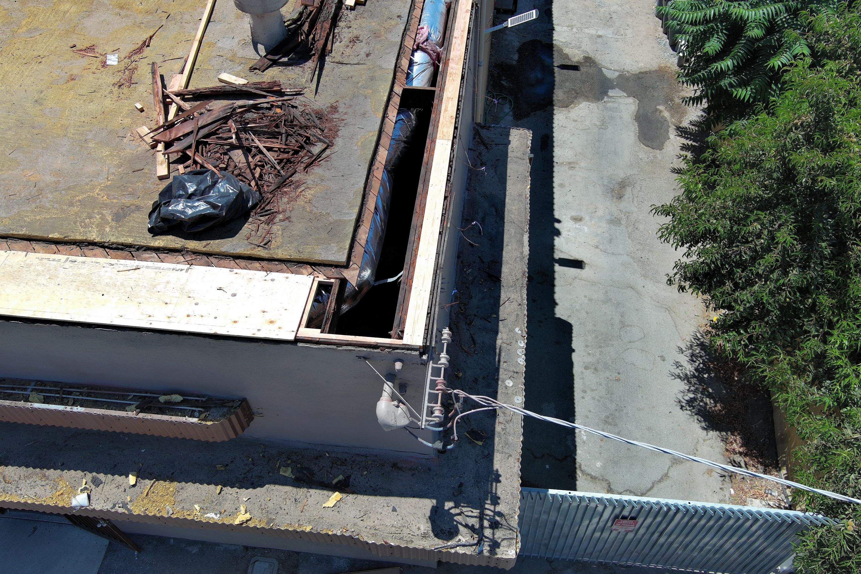 Foam Refurbish using Conklin Benchmark/PUMA XL coatings and spray foam by Straight Edge Roofing Inc